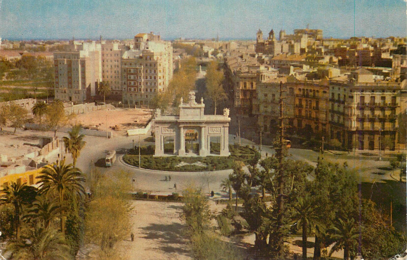 CPM Valencia Place du Marquis d'Estella