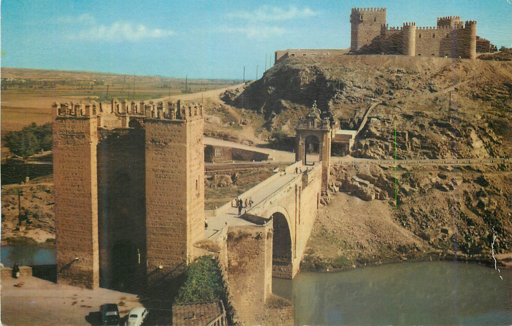 CPM Toledo Pont d'Alcantara et San Servando Chateau