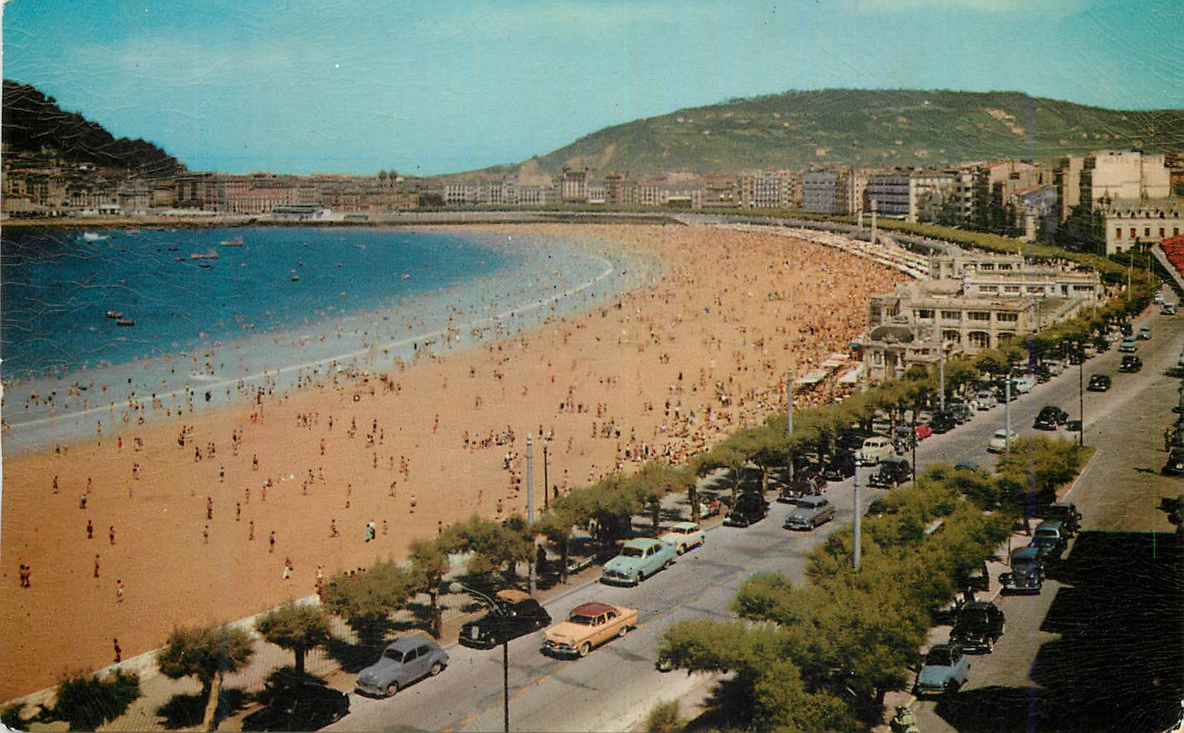 CPM San Sebastian Promenade et Plage de la Concha