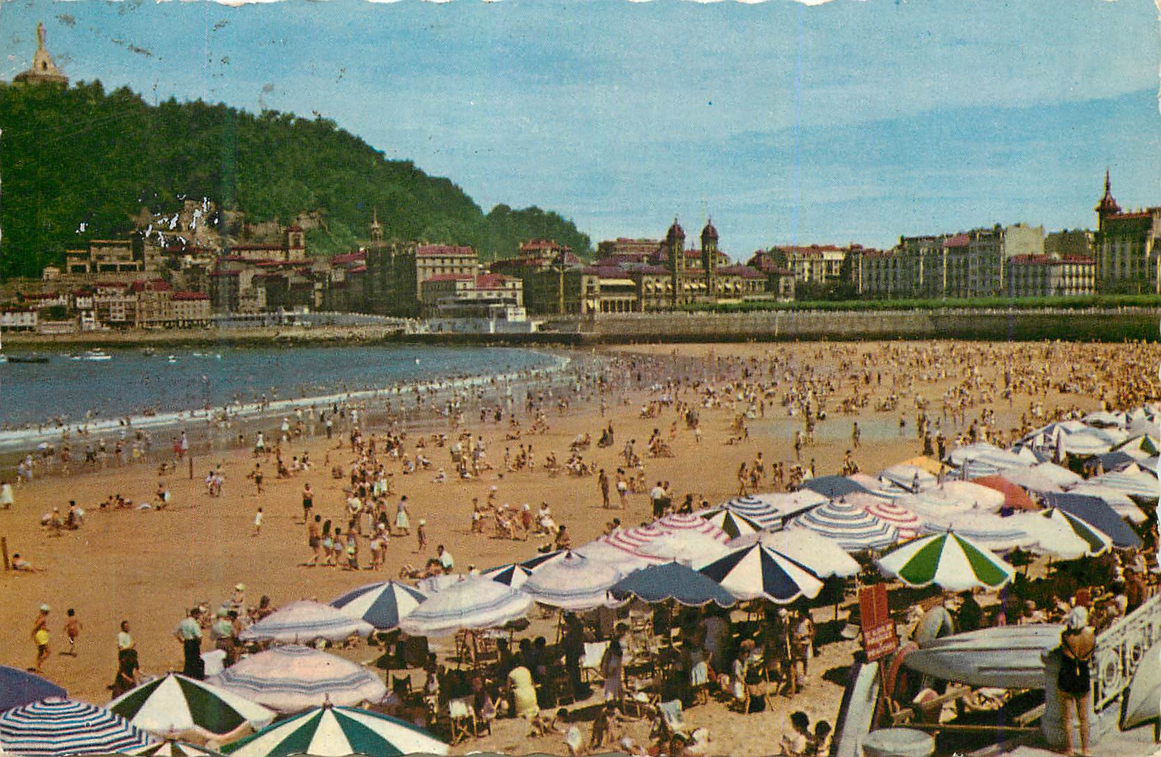 CPM San Sebastian Vue Partielle de la Plage