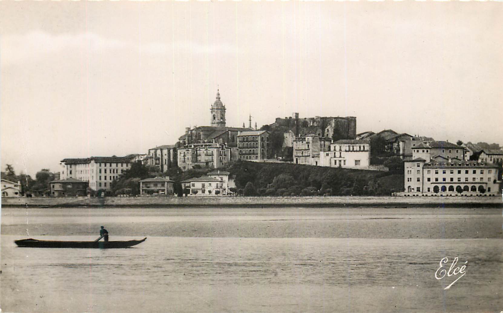 CPM Fontarabie (Espagne) et la Bidassoa vue d'Hendaye 
