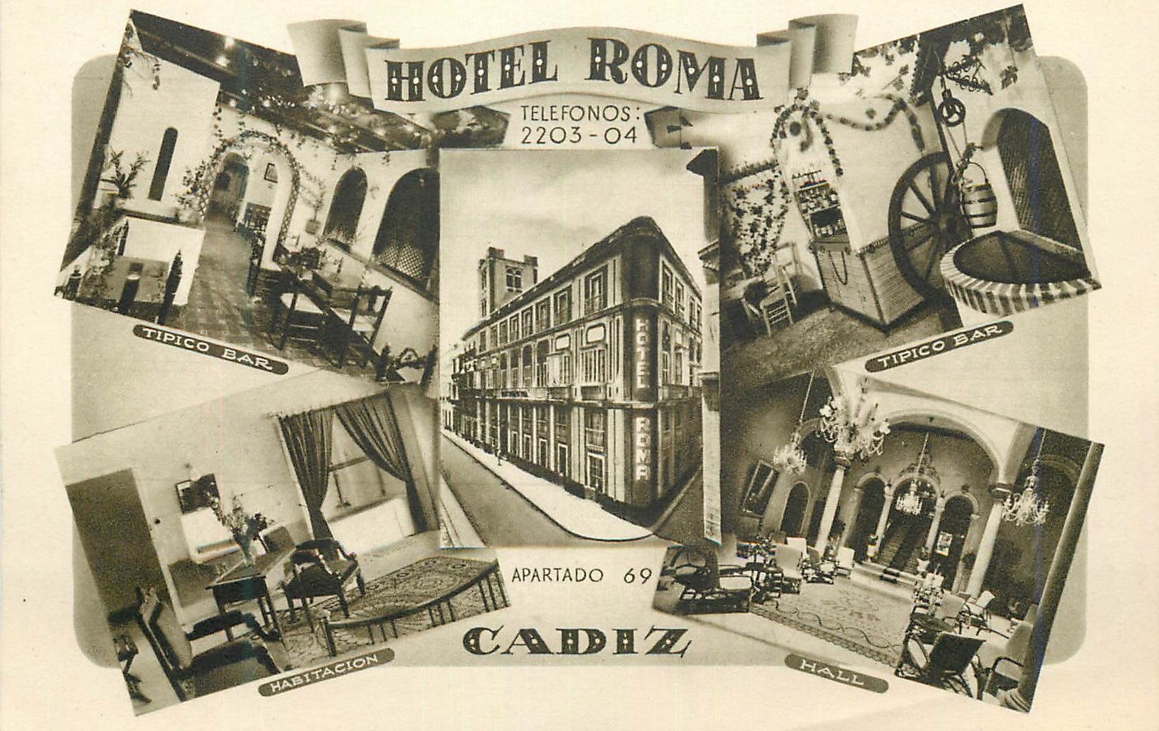 Hôtel Roma — Cadiz — éditeur non visible