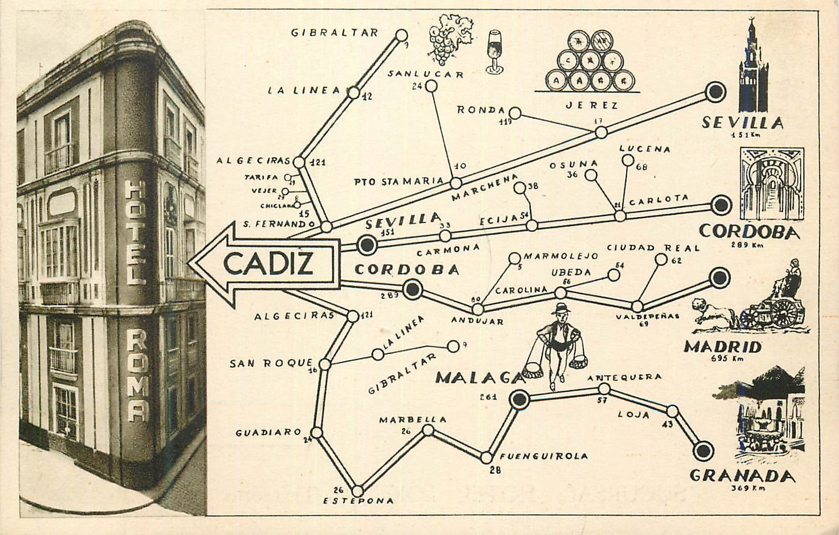 CPM Cadiz Hotel Roma Sucursal Hotel Loreto