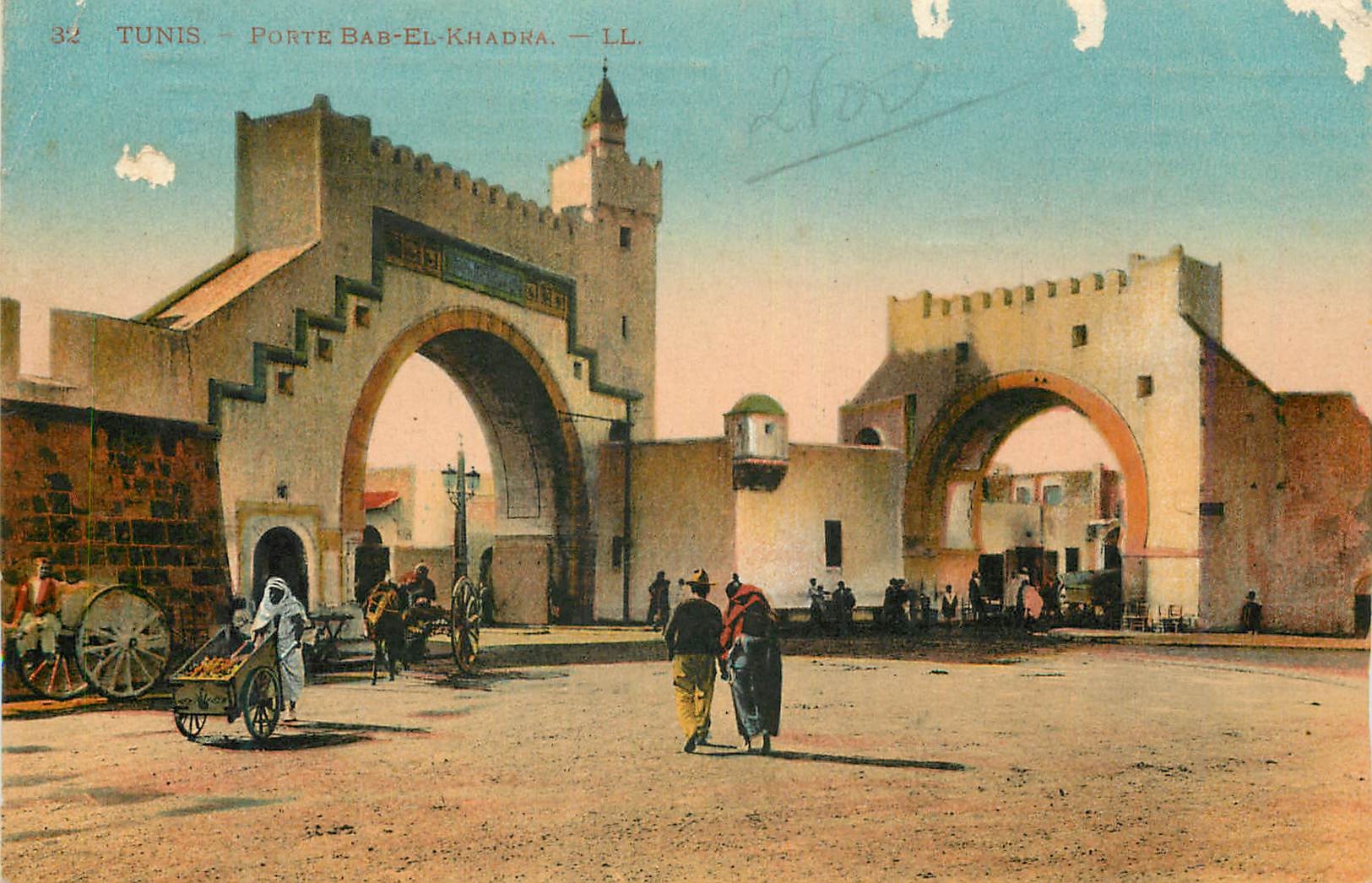 CPA Tunis Porte Bab el Khadra