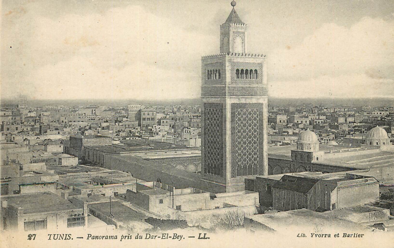 CPA Tunis Panorama pris du Dar El Bey