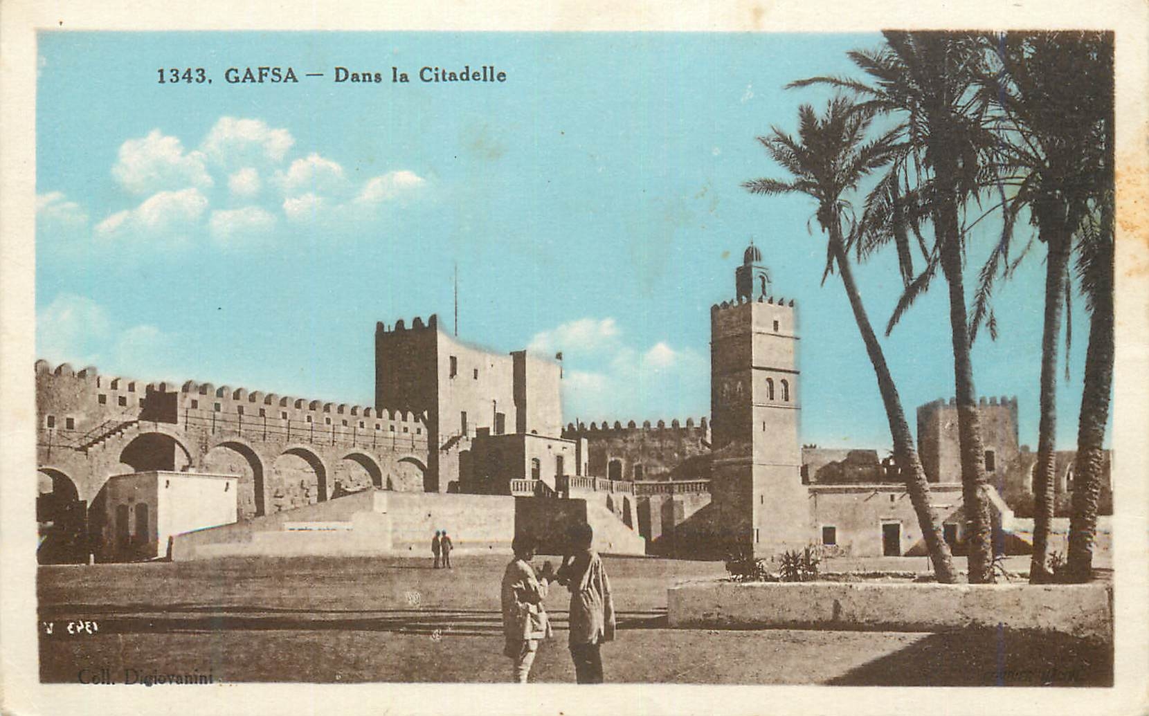 CPA Gafsa Dans la Citadelle