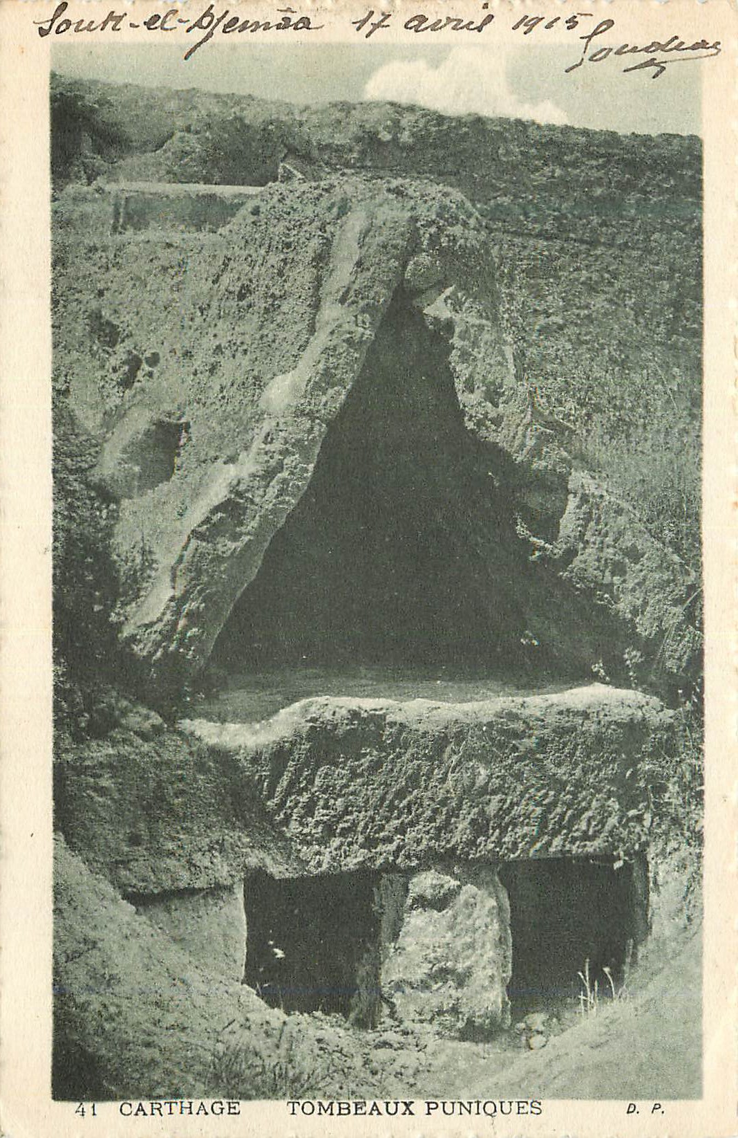 CPA Carthage Tombeaux Puniques