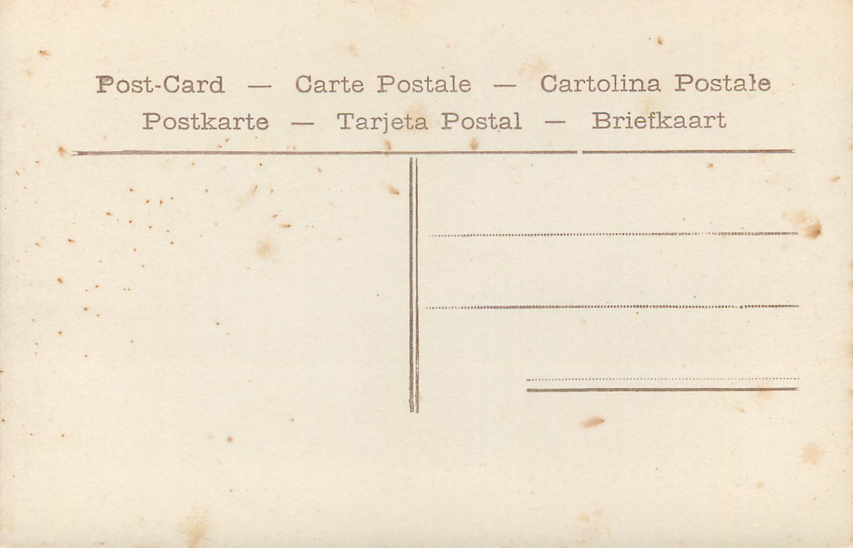 CPA Bizerte La baie de Ponty caserne des Marins — Verso