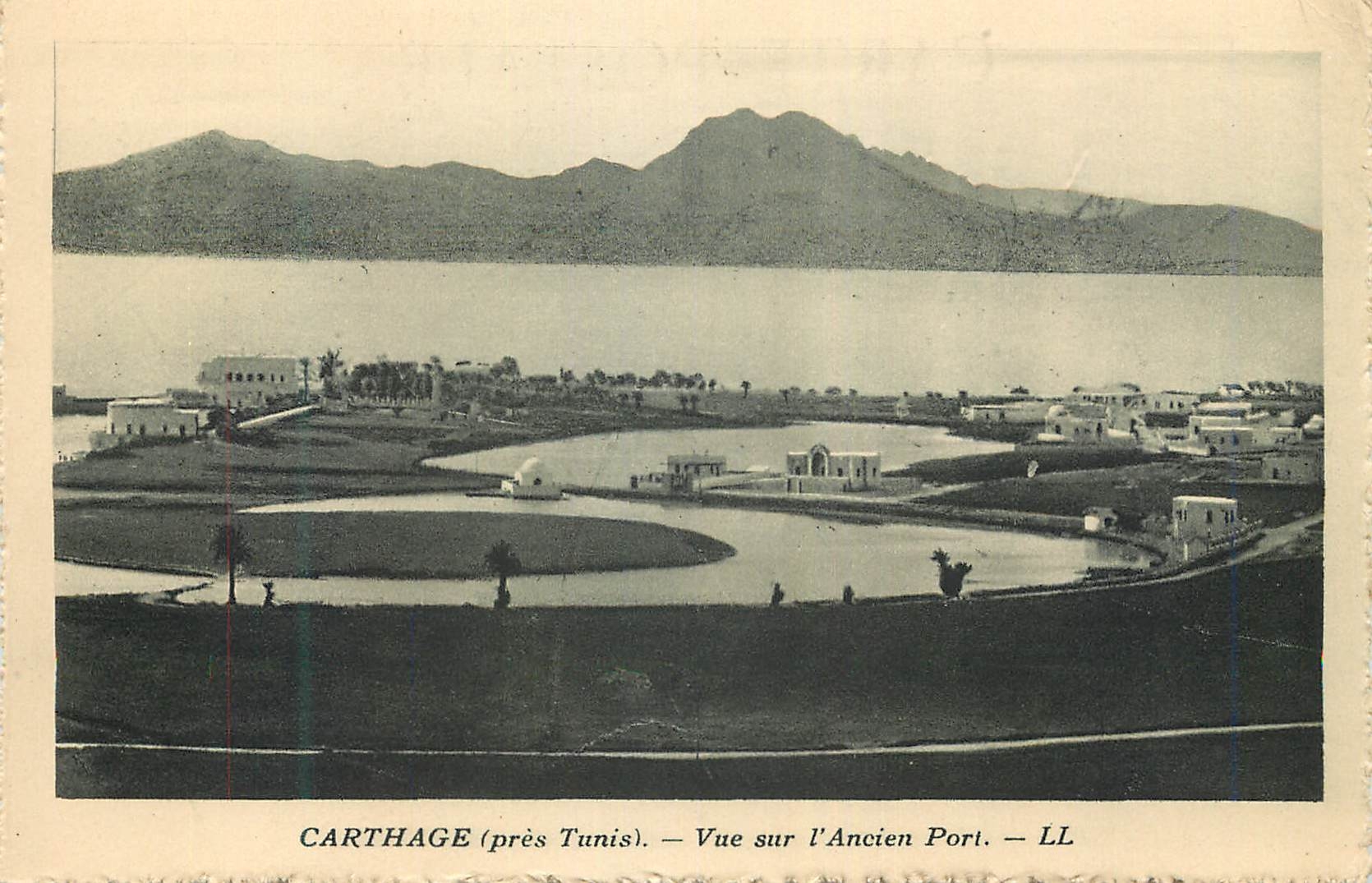 CPA Carthage (pres Tunis) Vue sur l'ancien Port