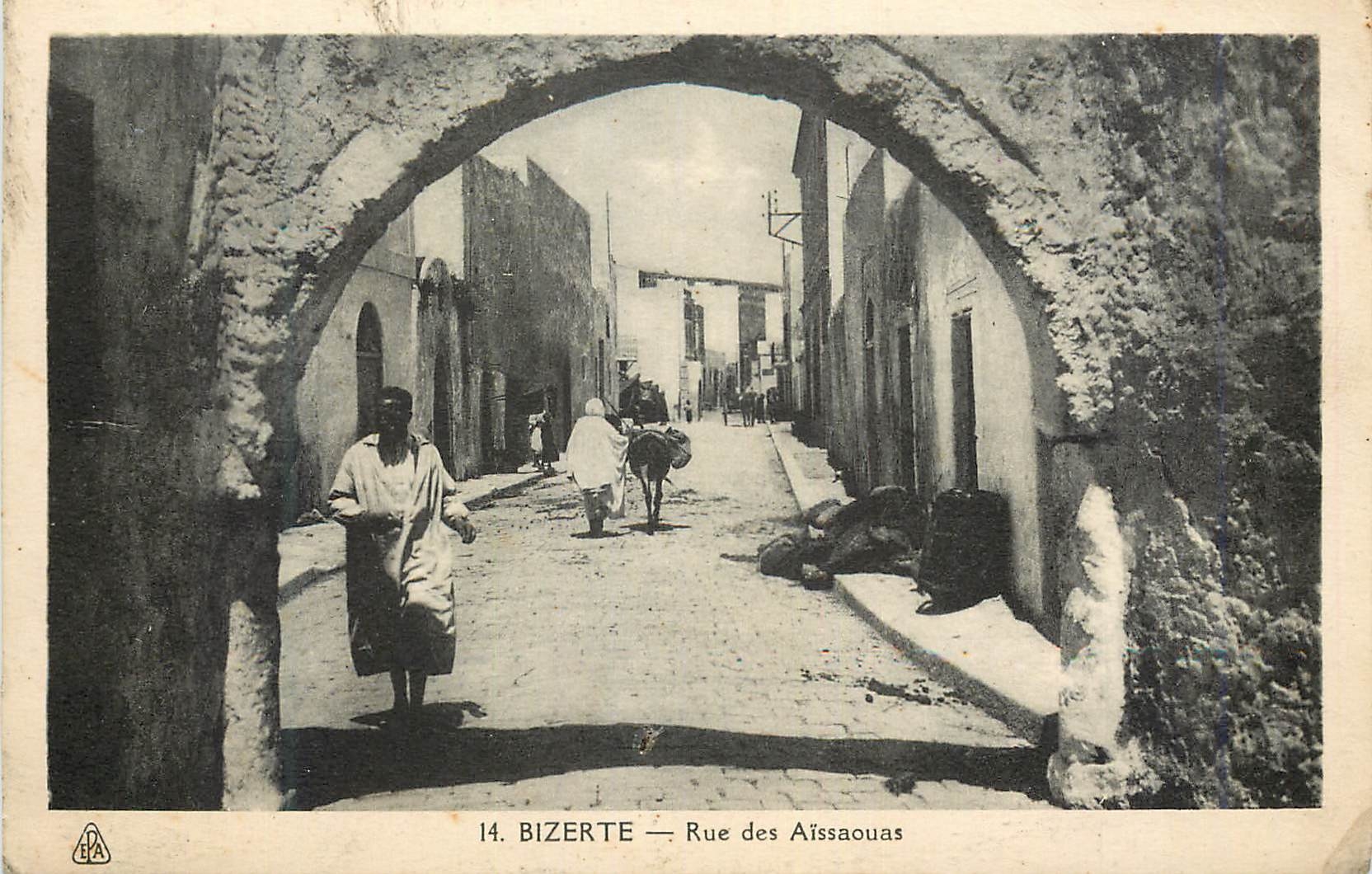 CPA Bizerte Rue des Aissaouas
