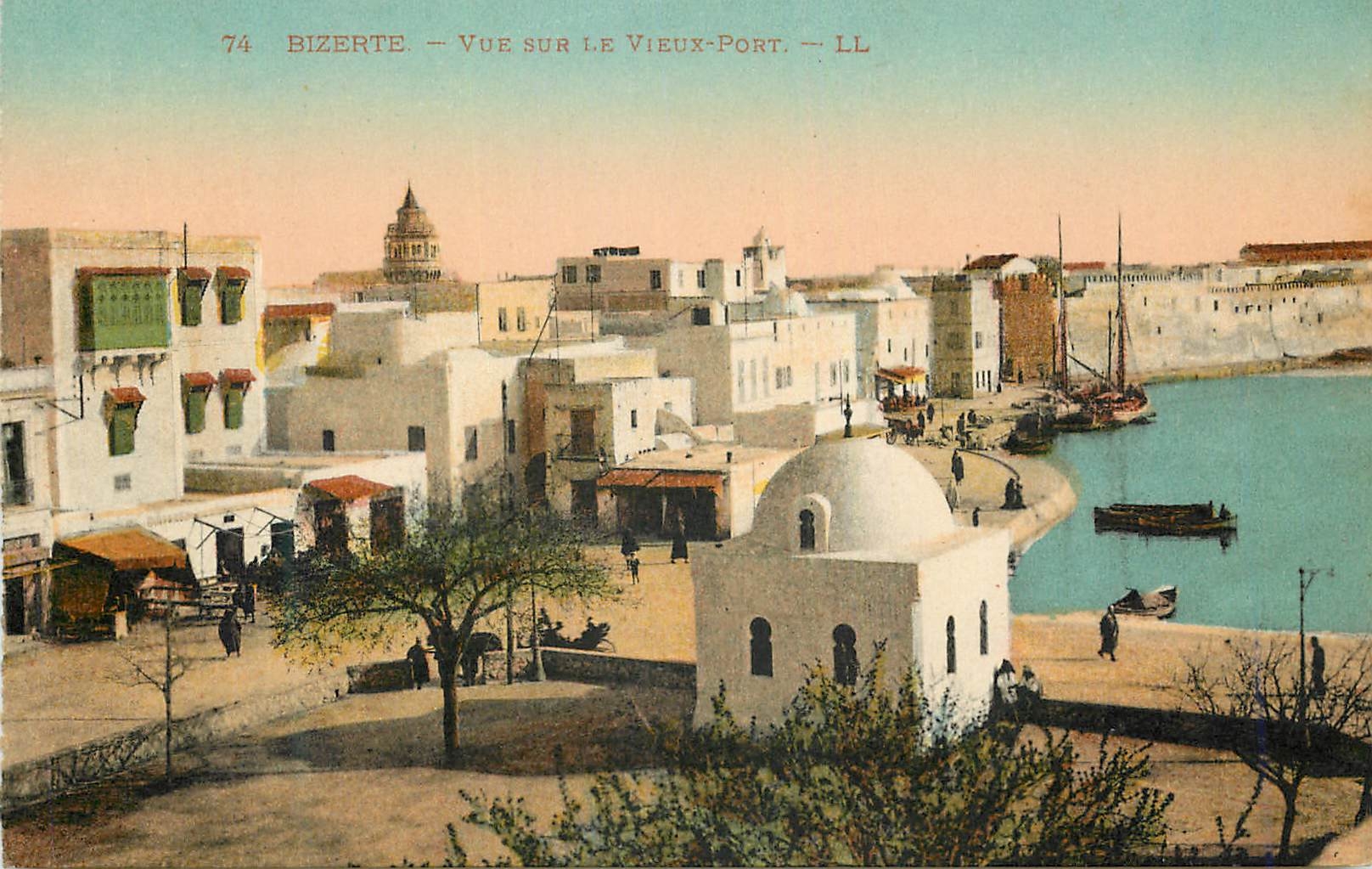 CPA Bizerte Vue sur le Vieux Port