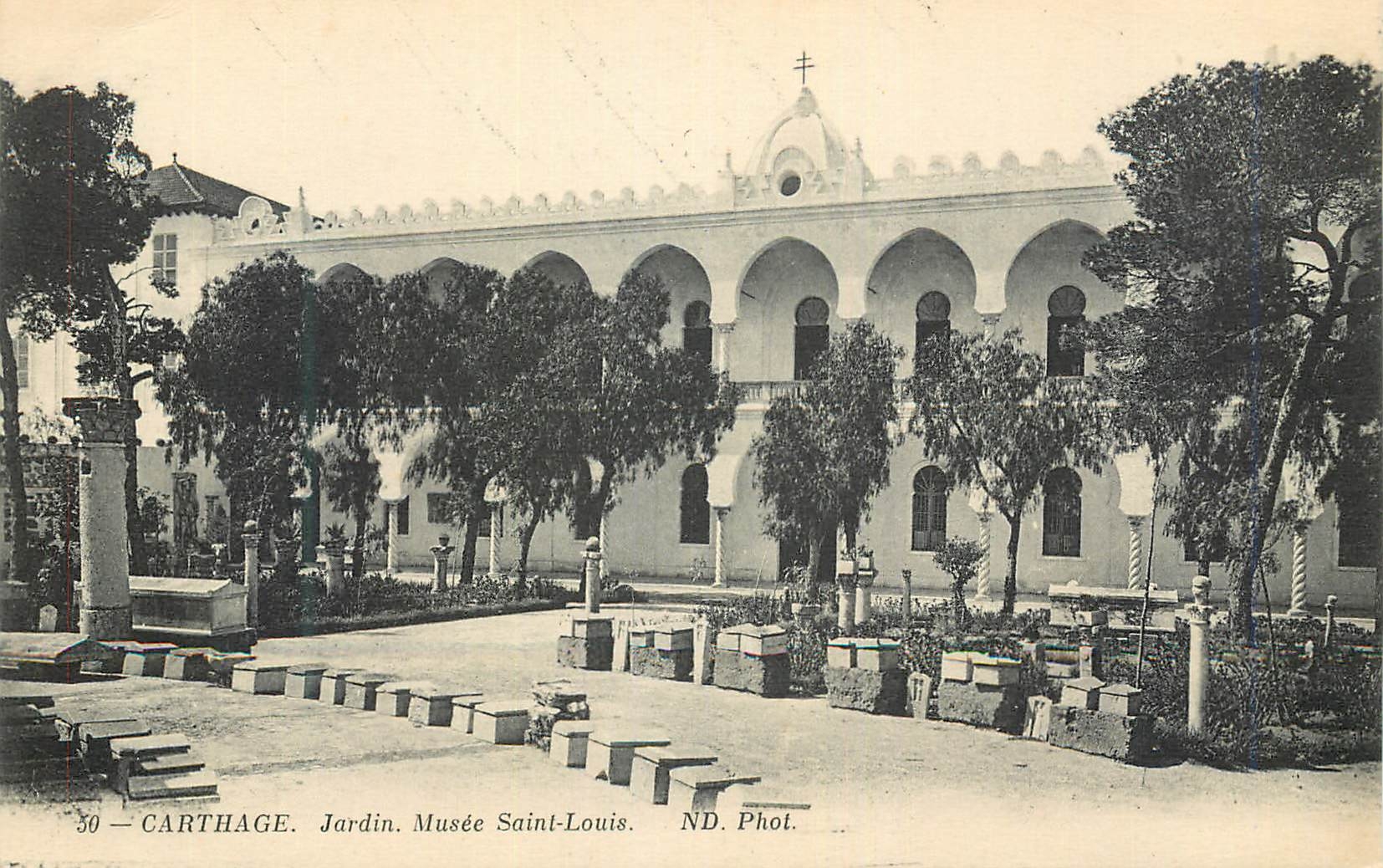 CPA Carthage Jardin Musee Saint Louis