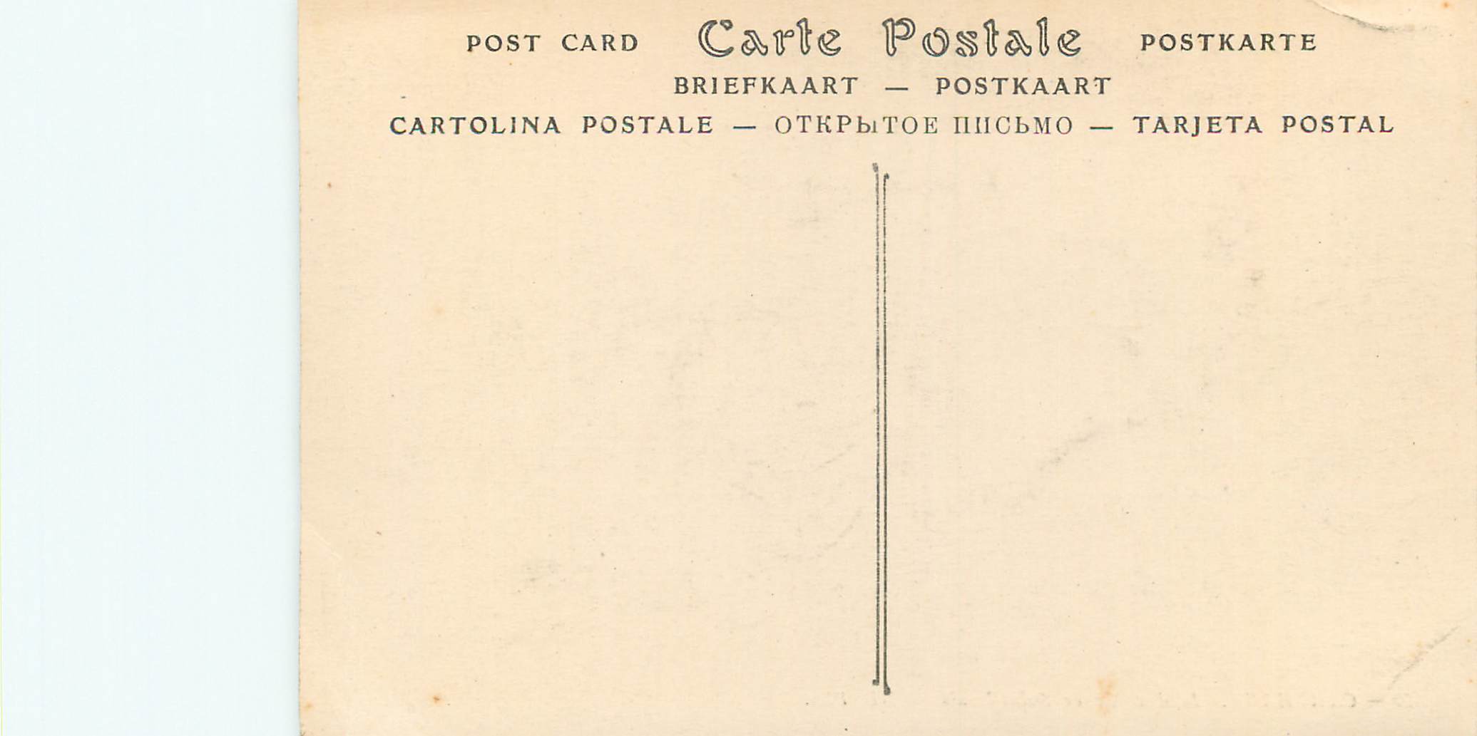 CPA Carthage Jardin Musee Saint Louis — Verso
