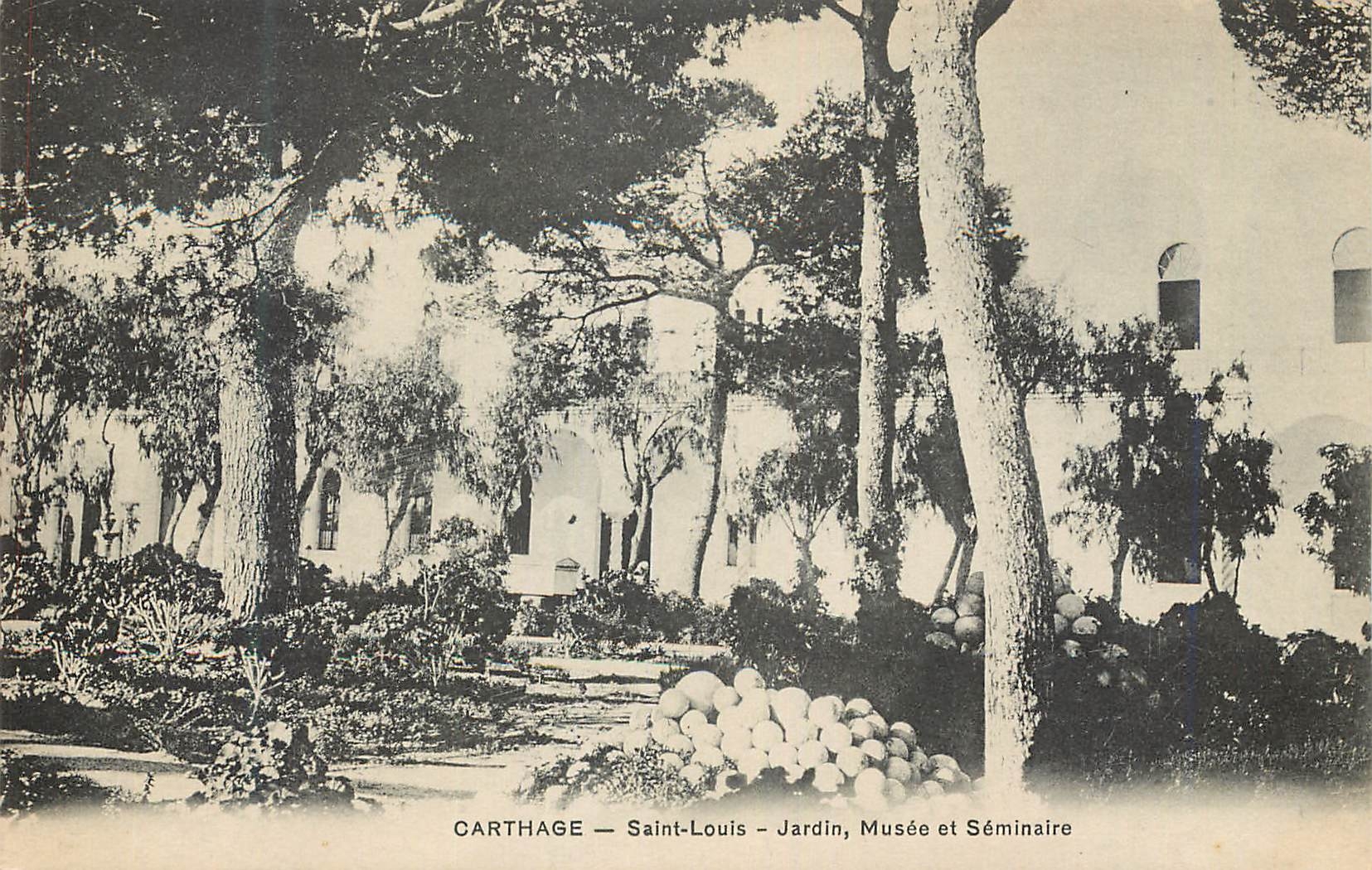 CPA Carthage Saint Louis Jardin Musee et Seminaire