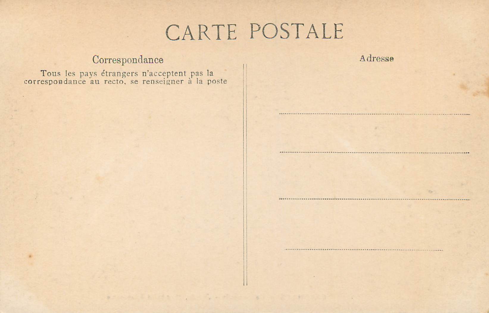 CPA Carthage Saint Louis Jardin Musee et Seminaire — Verso