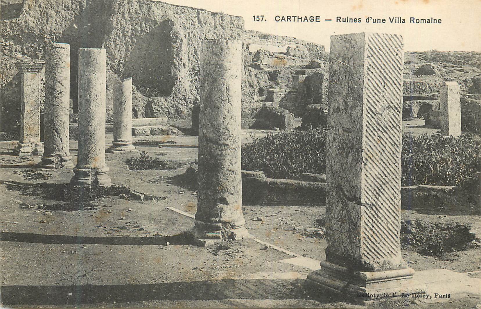 CPA Carthage Ruines d'une Villa Romaine