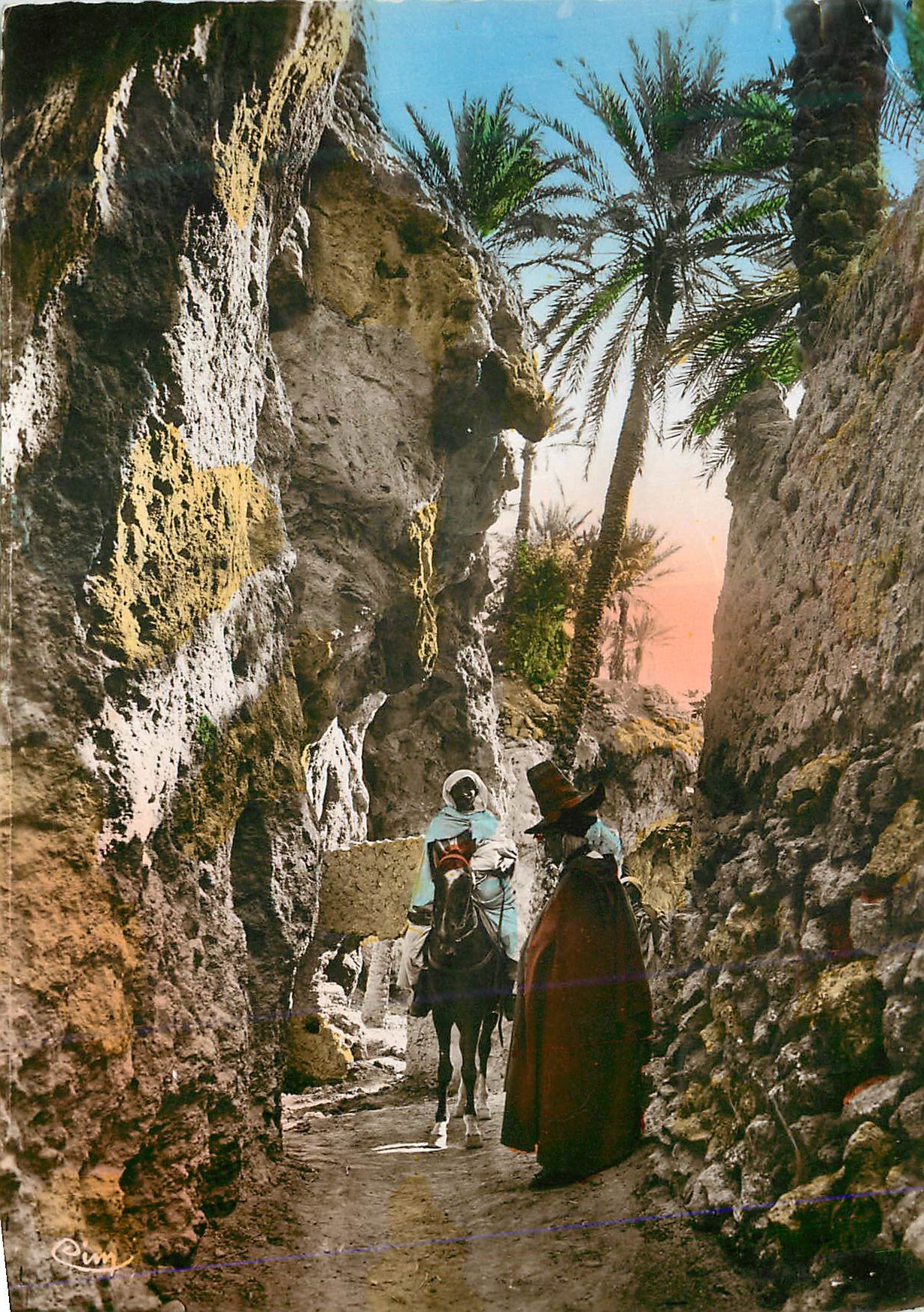 CPM Collection Artistique l'Afrique dans l'Oasis