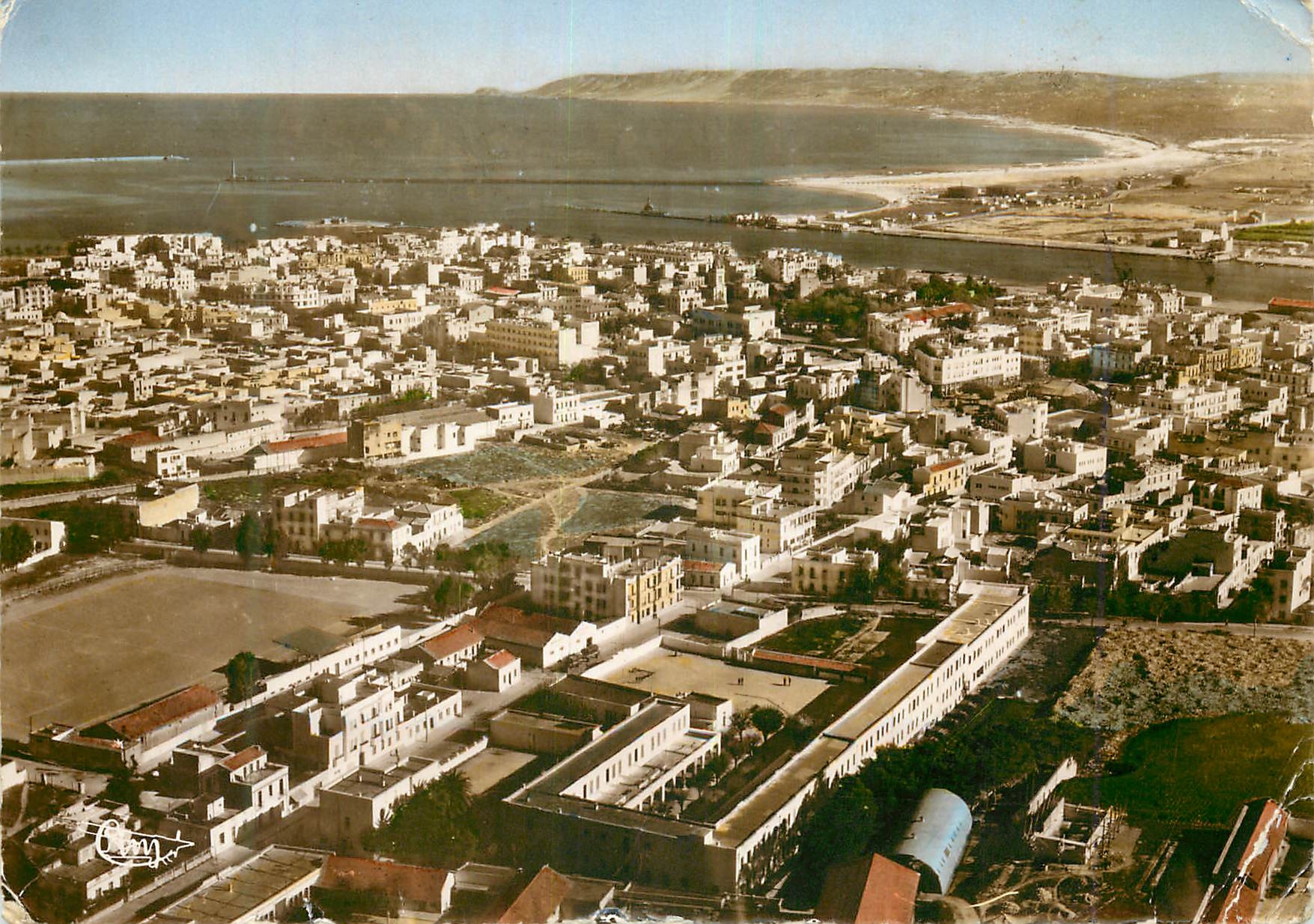 CPM Bizerte Tunisie Vue Panoramique Aerienne
