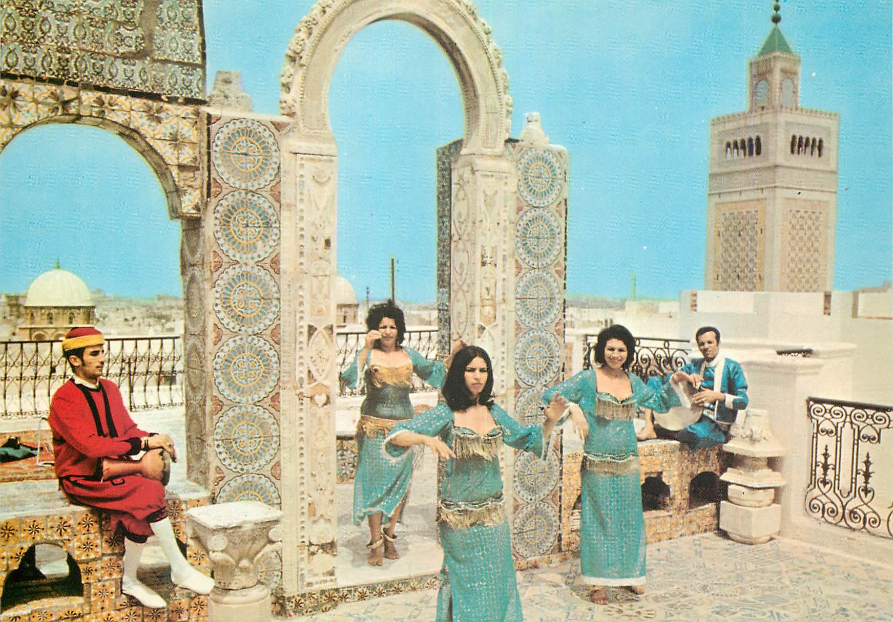 CPM Tunis Terrasse du Palais d'Orient