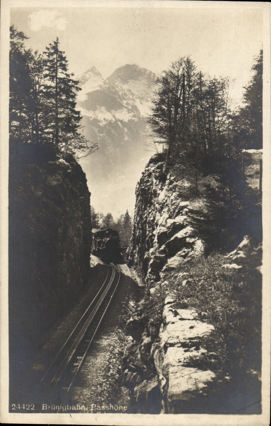 Suisse - Berne - Bra¼nig -bahn - Pass hahe - Brunig - 4167 m - CPA 