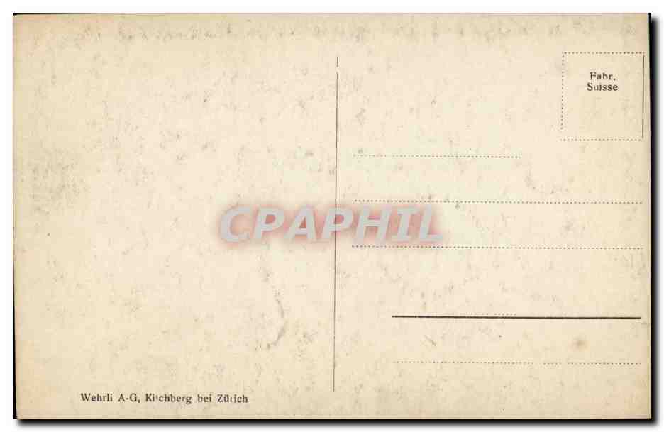 Suisse - Berne - Bra¼nig -bahn - Pass hahe - Brunig - 4167 m - CPA  — Rückseite