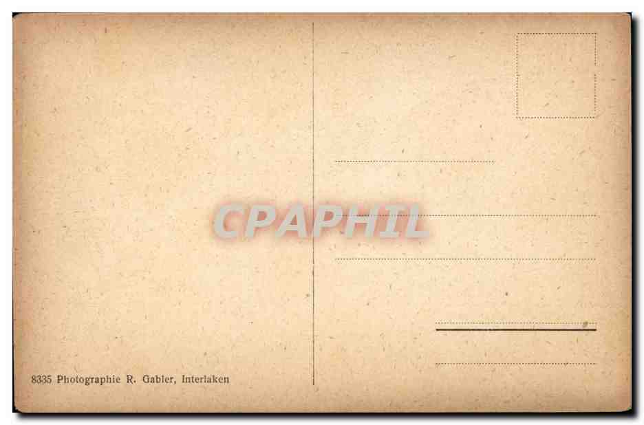 Suisse - Berne - Beatushahlen am Thunersee - Lake Thun - CPA  — Rückseite