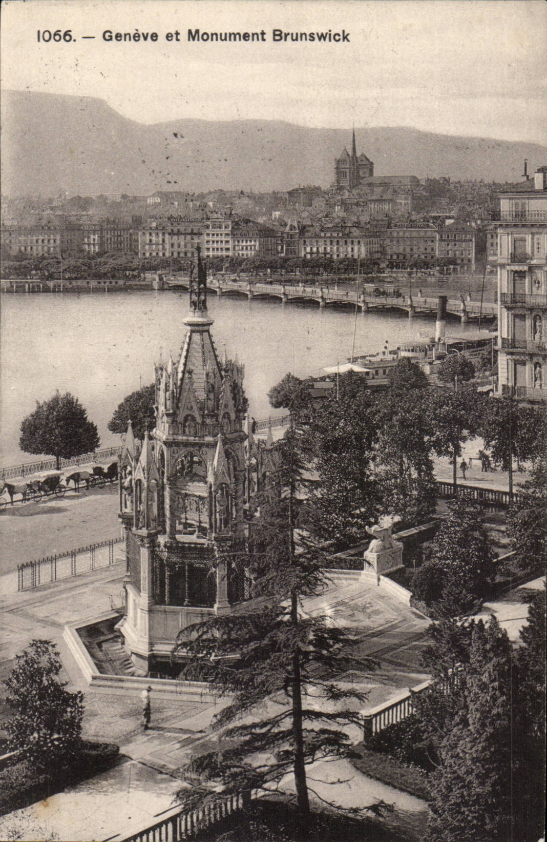 Suisse - Geneve - et Monument Brunswick - CPA 