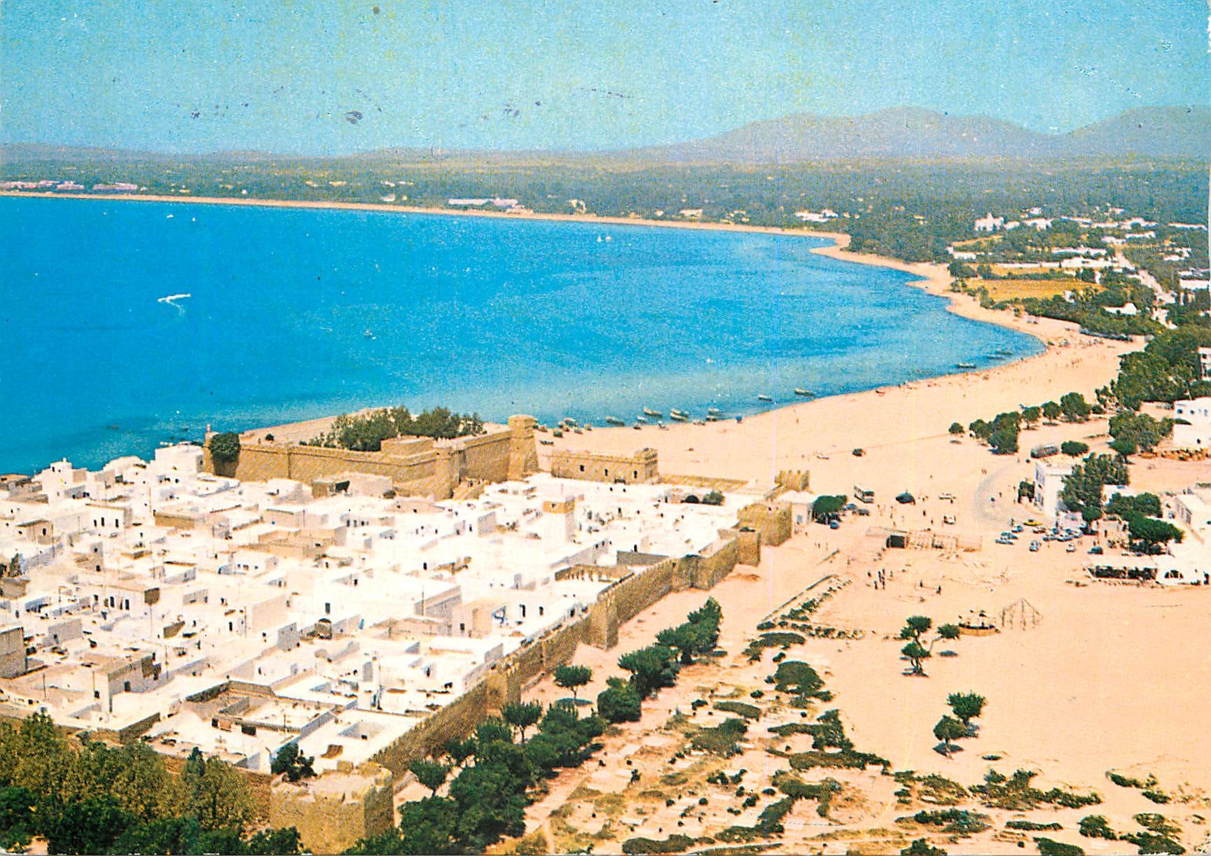 CPM Hammamet Tunisie Le fort et le remparts 