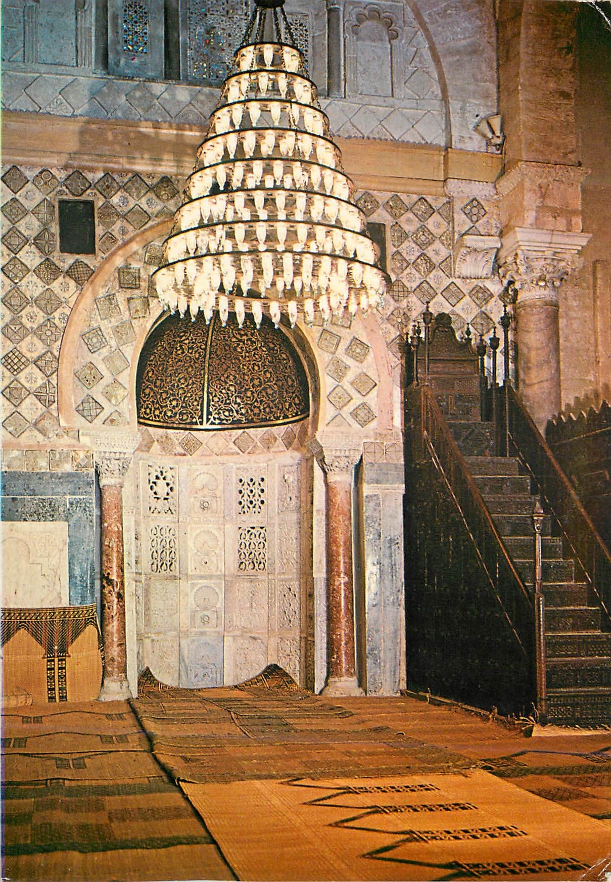 CPM Kairouan Mibrab et chaire de la Grande Mosquee 