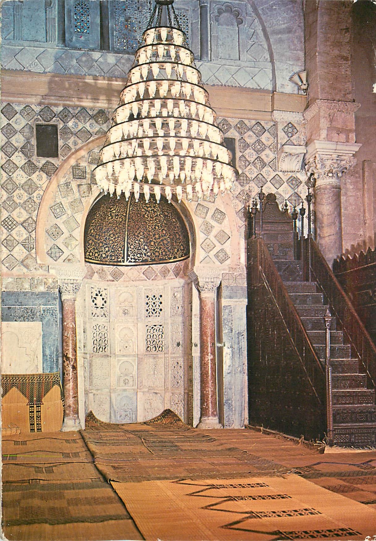 CPM Kairouan Mibrab et chaire de la Grande Mosquee 