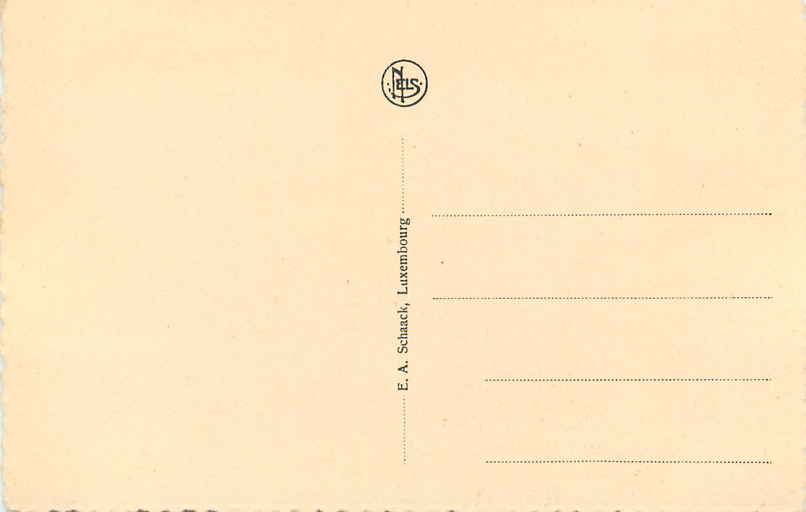 CPM Clervaux Le Chateau  — Rückseite