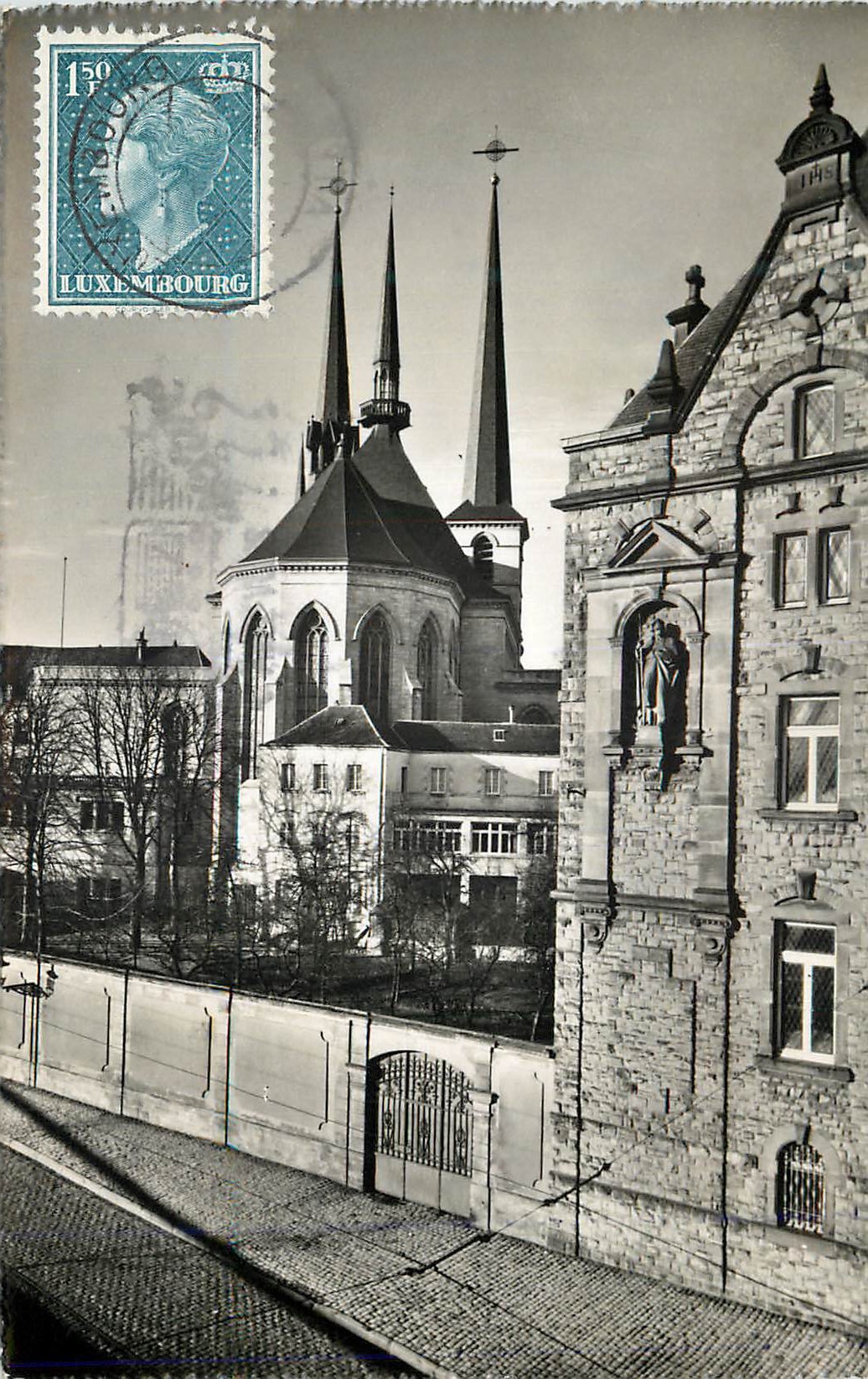 CPM Luxembourg La Cathedrale Pensinnat Ste. Sophie 