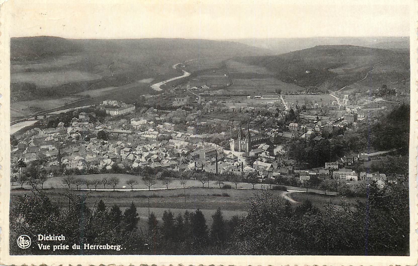 CPM Diekirch Vue prise du Herreuberg 