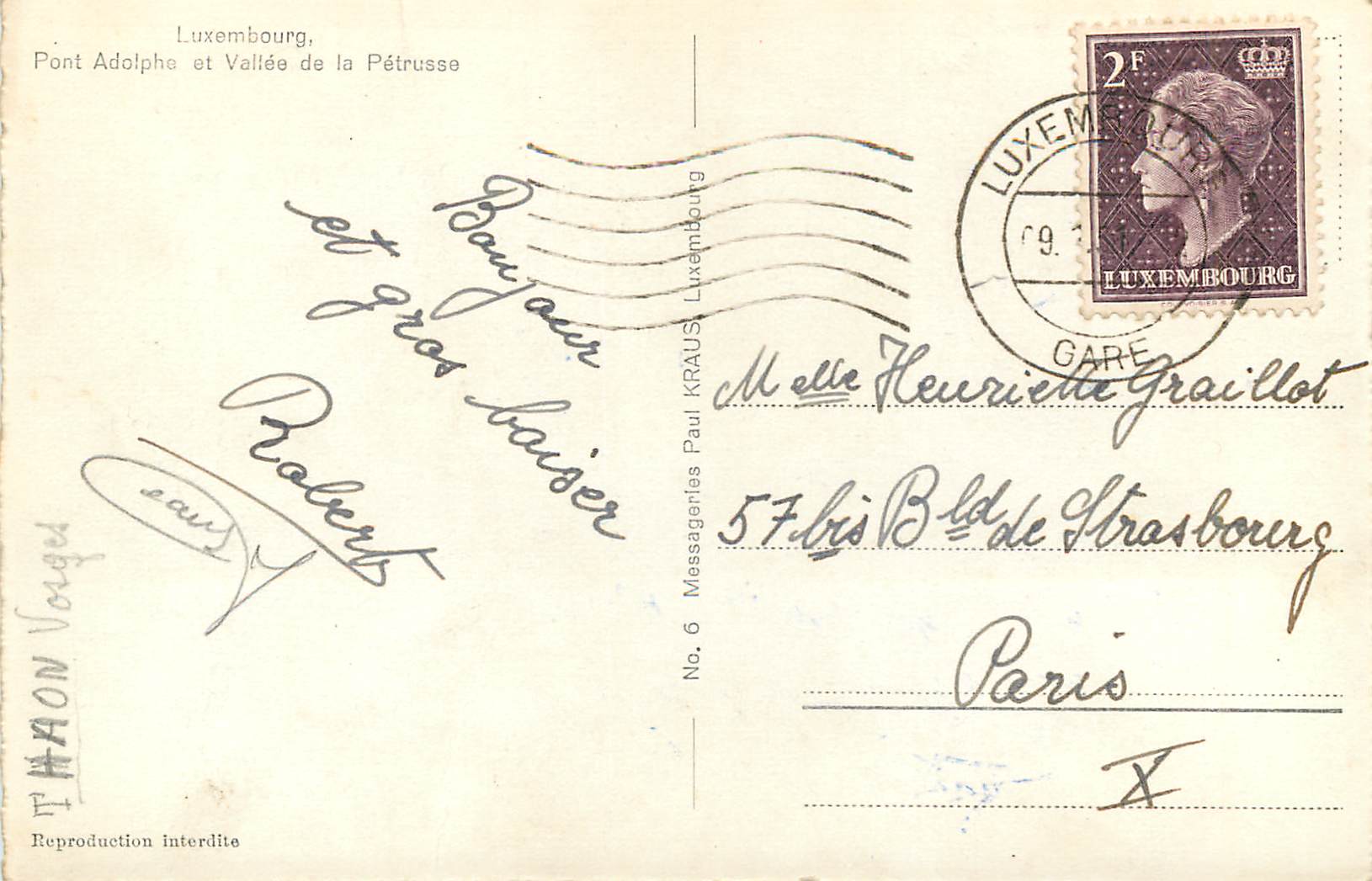 CPM Luxembourg  — Rückseite