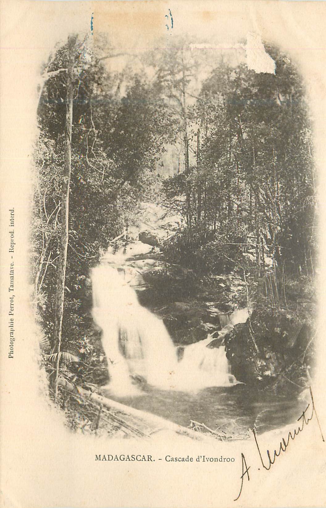 CPA Madagascar Cascade d'Ivandroo 