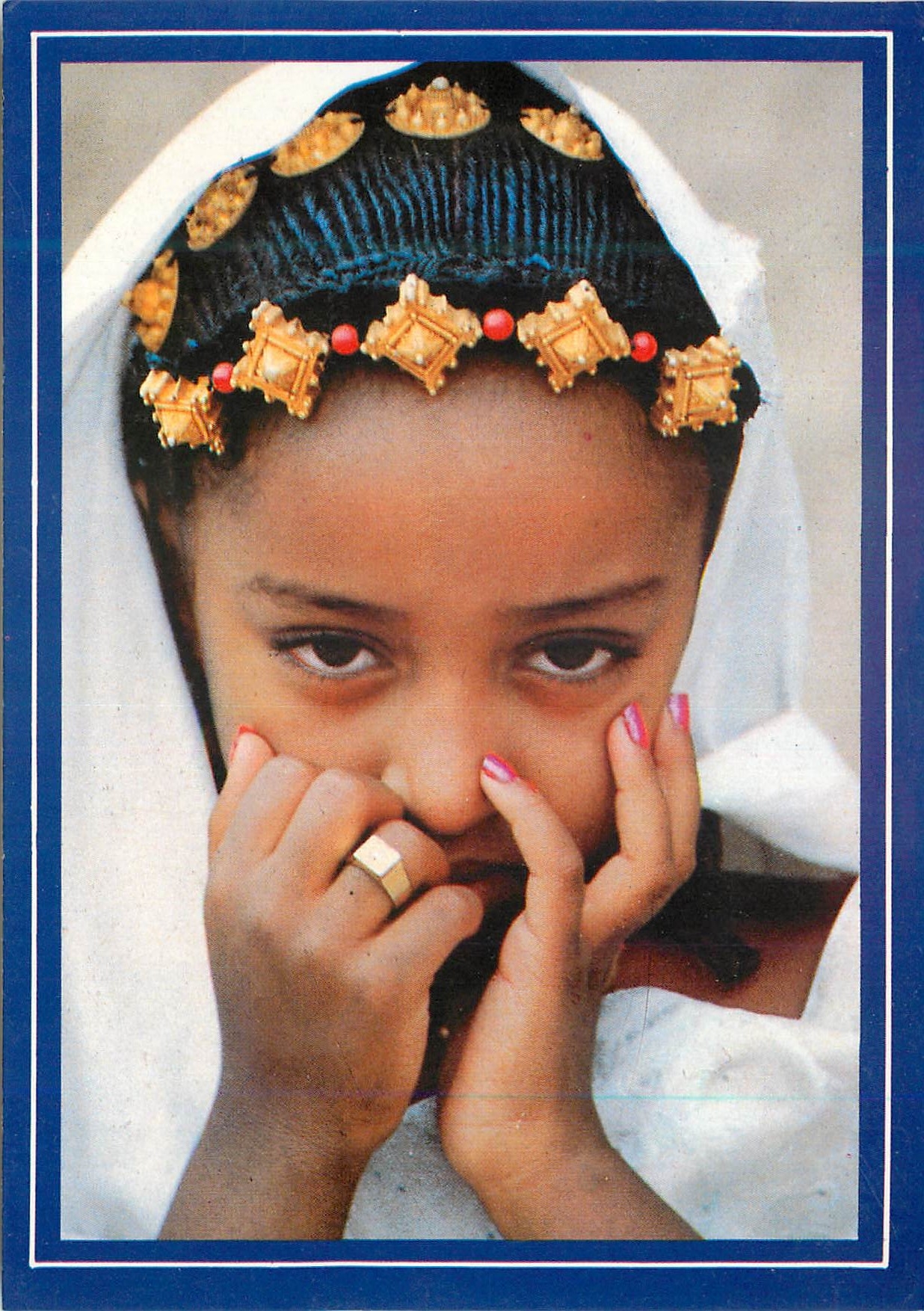 CPM Potrait d une jeune Fille Tobouctou 