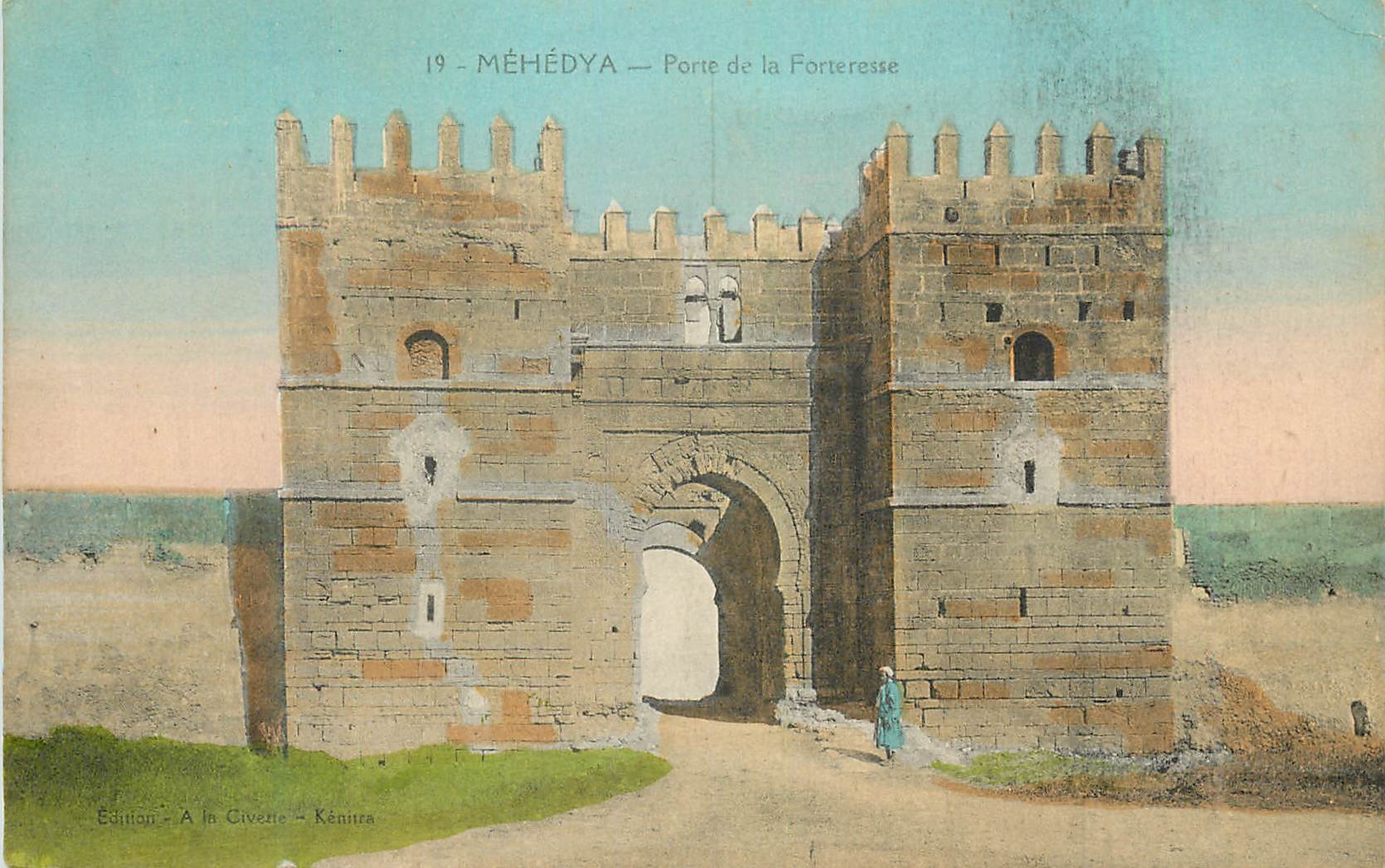 CPA Mehedya Porte de la Forteresse 