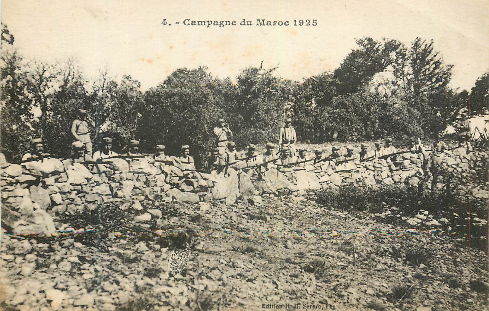 CPA Campagne du Maroc 1925 Militaria