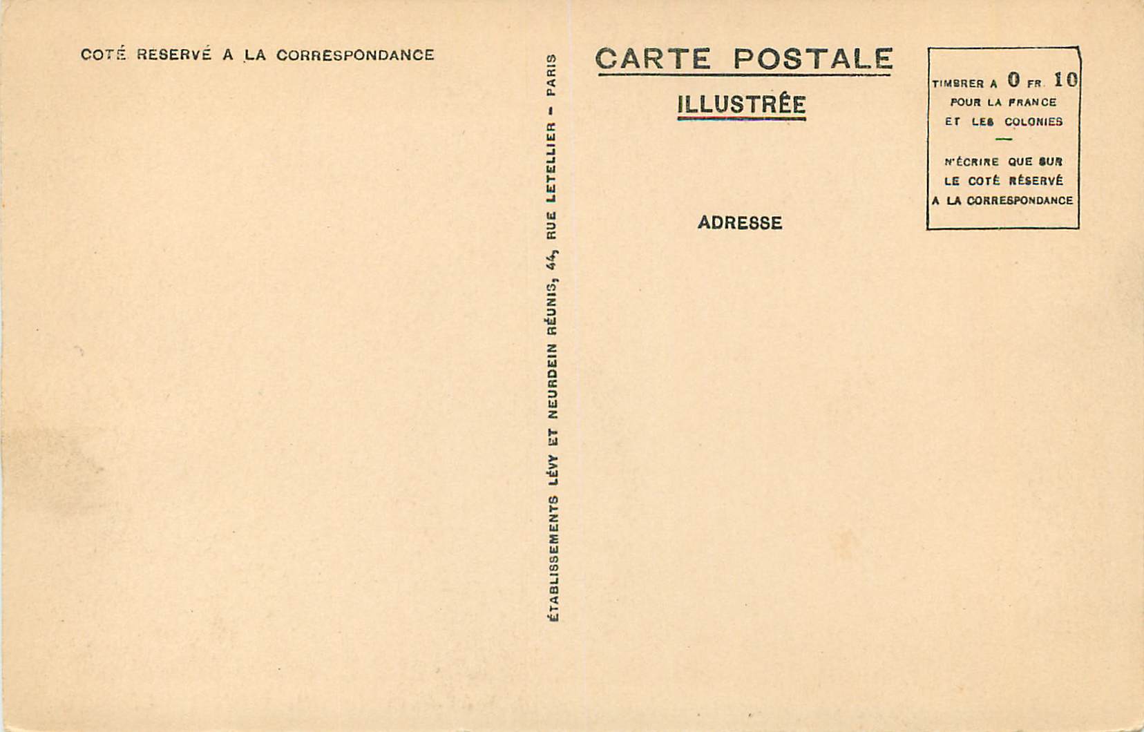 CPA Oudjda Maroc Vue generale vers la Porte Sidi Aissa  — Rückseite