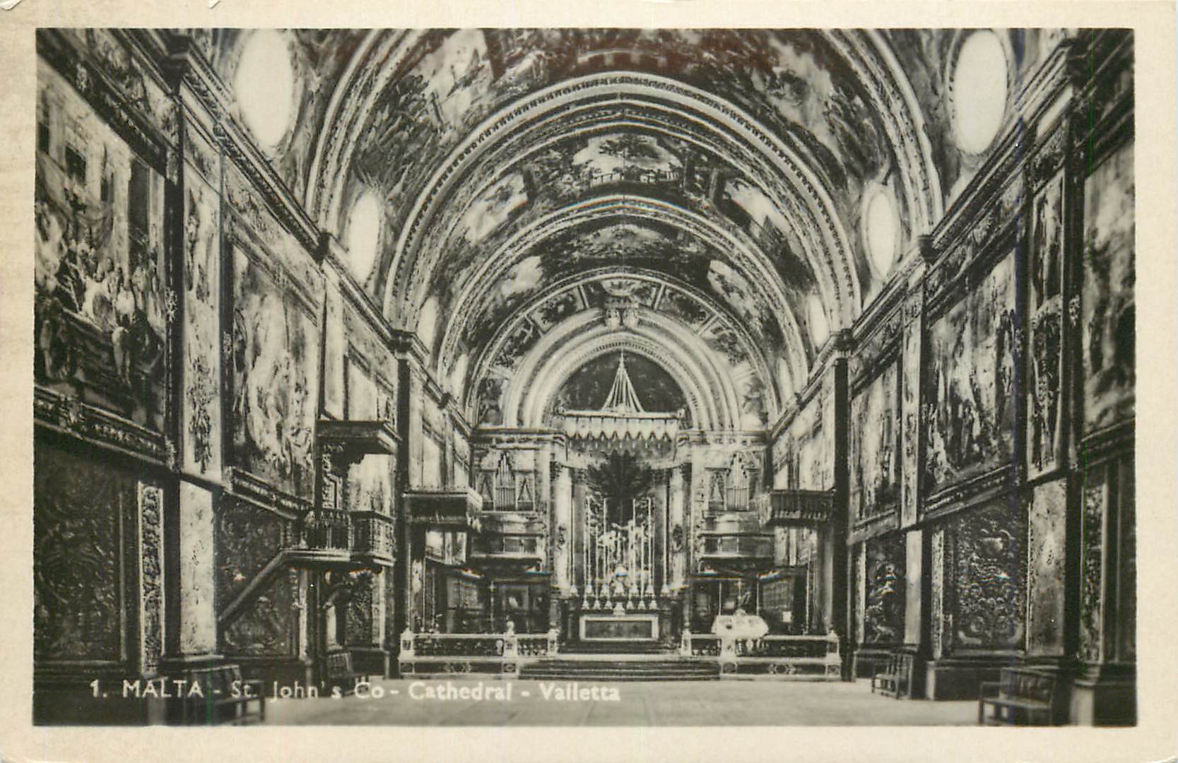CPA Malta St John Co Cathedral Valletta 