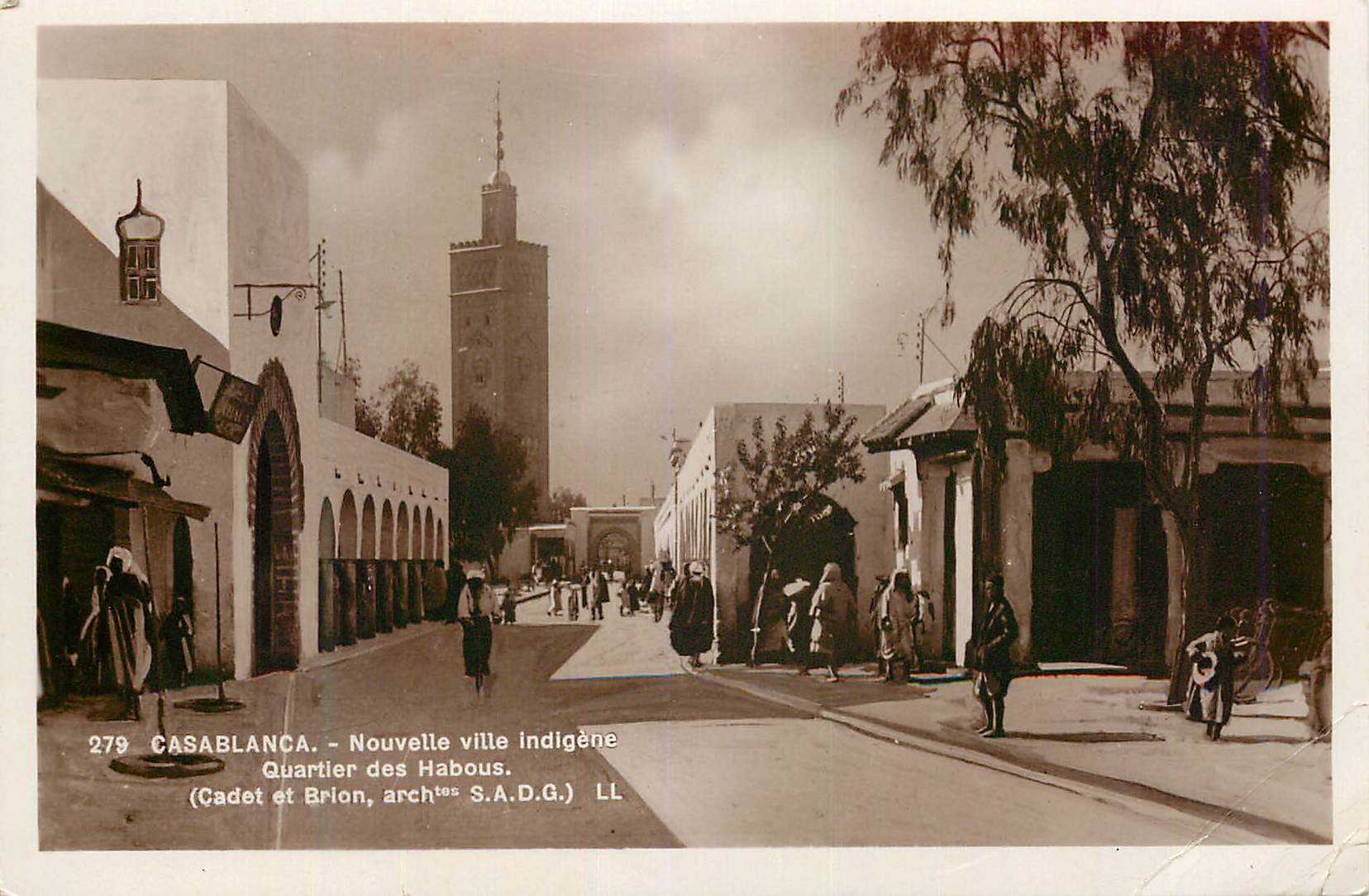CPA Casablanca Nouvelle ville Indigene 