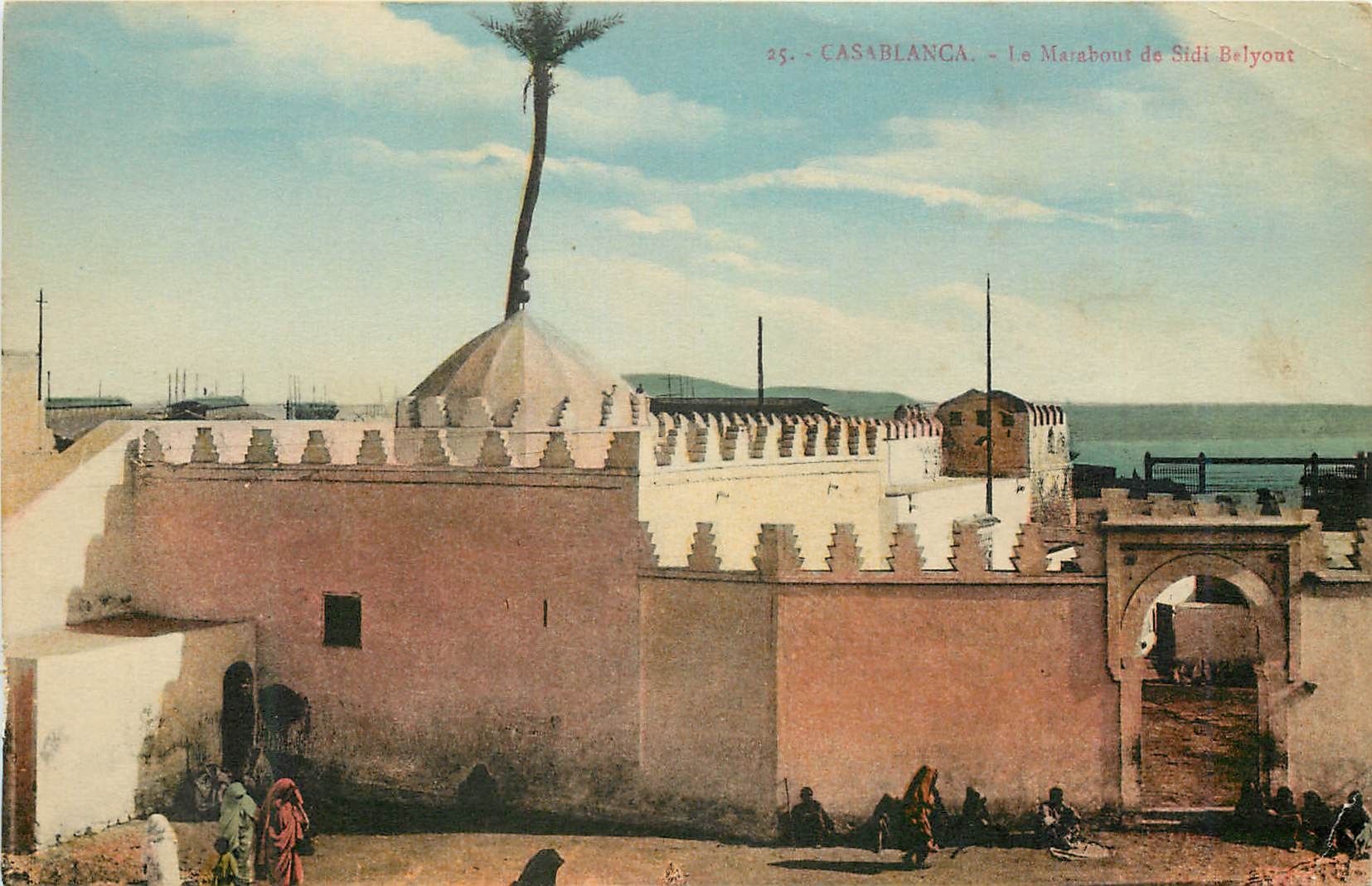 CPA Casablanca Le marabout de Sidi Belyout