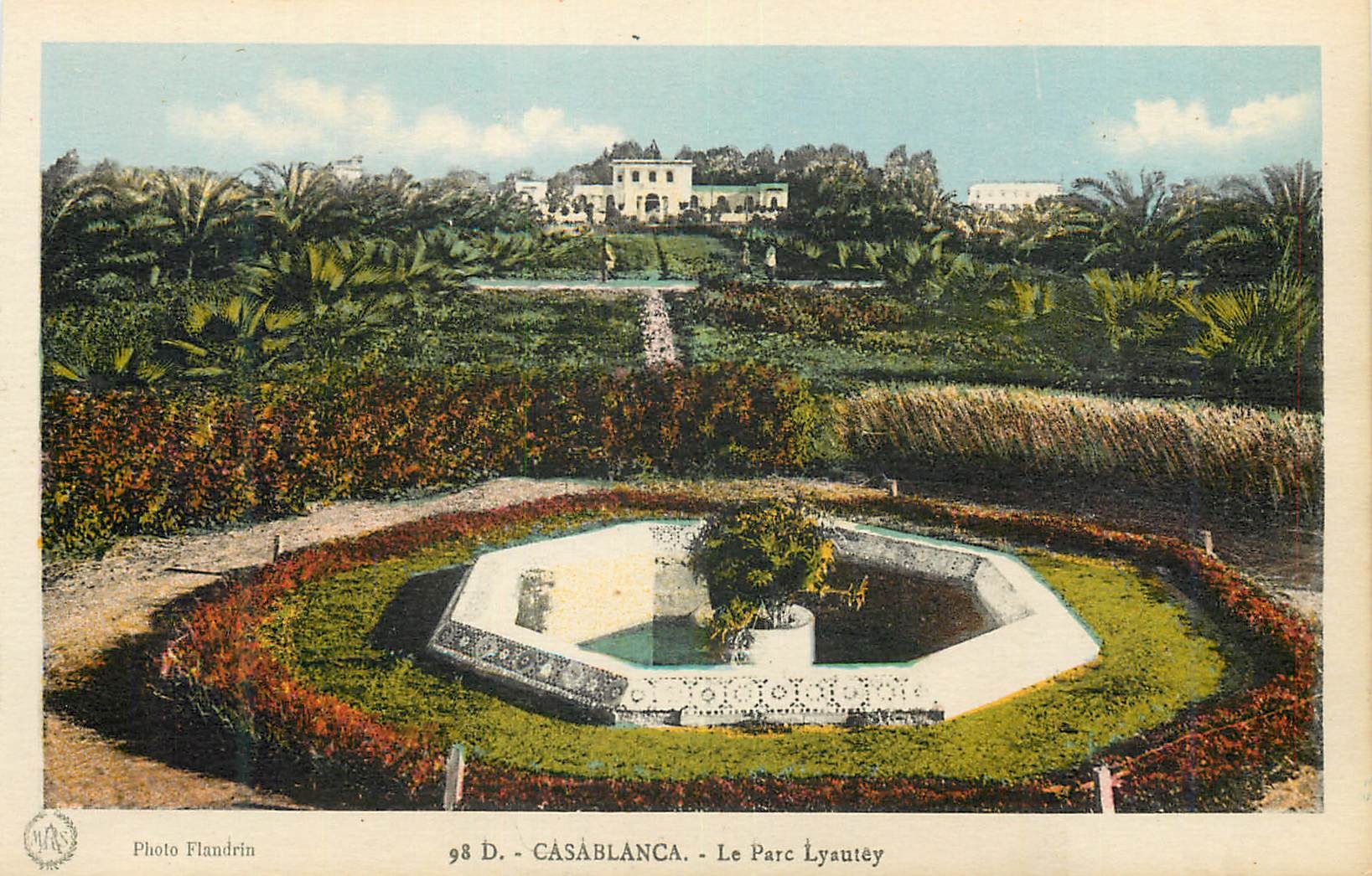 CPA Casablanca Le Parc Lyautey 