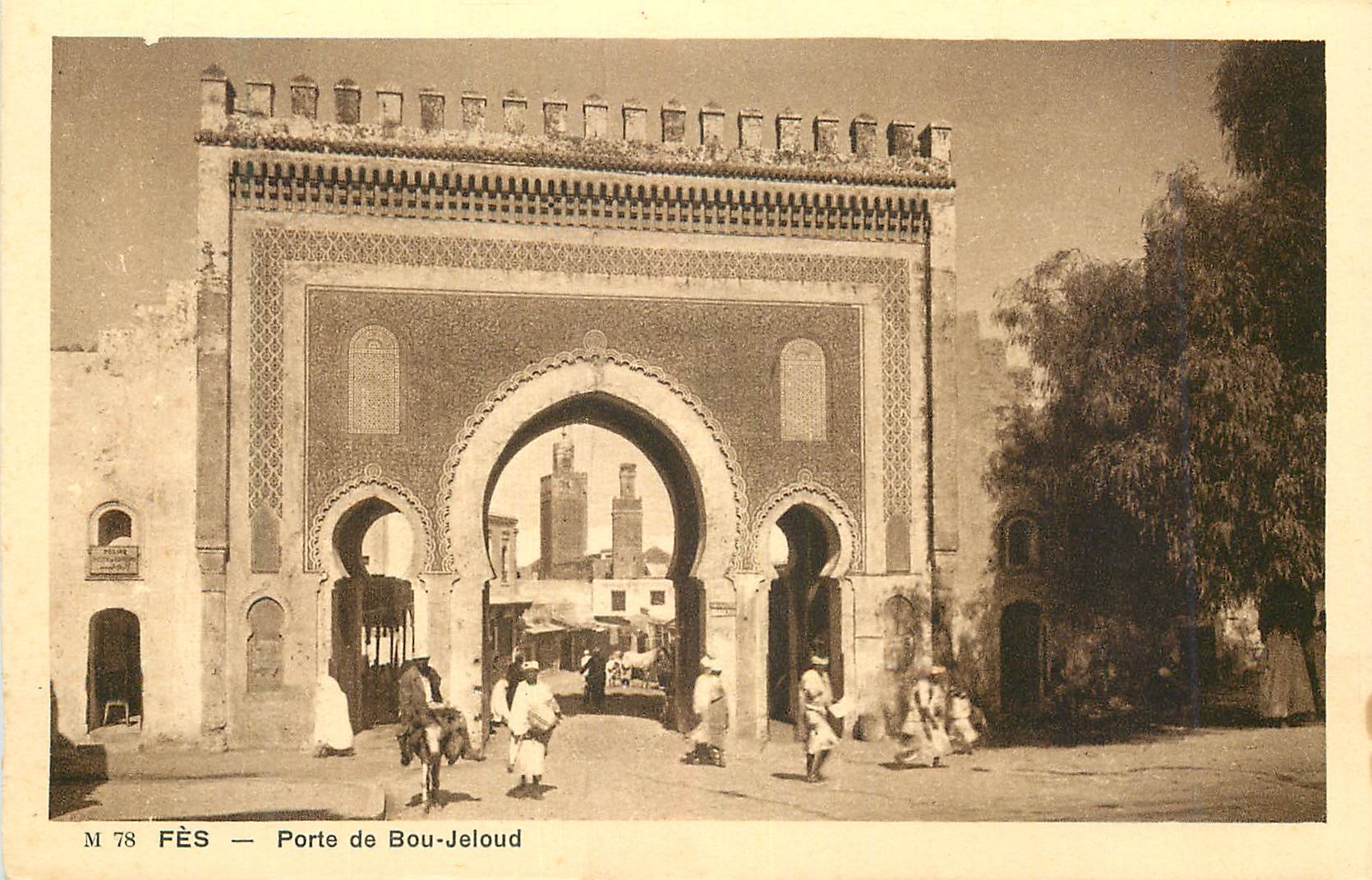 CPA Fes Porte de Bou Jeloud 
