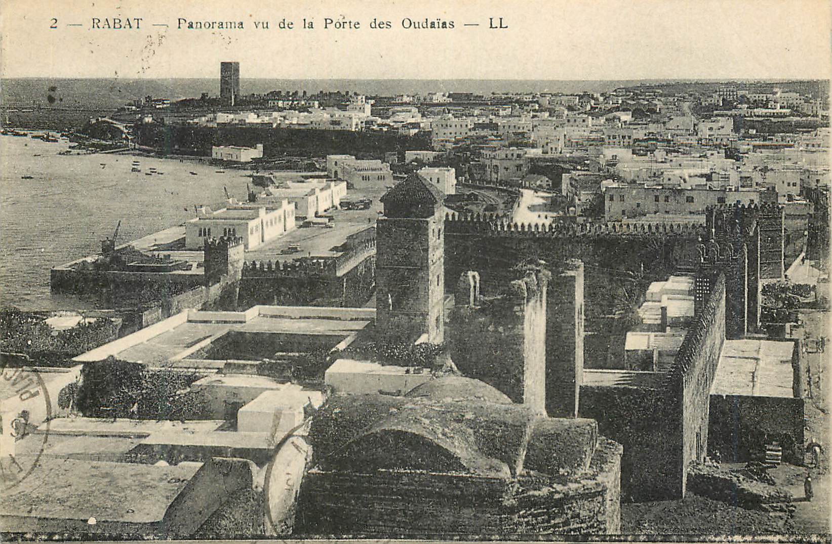 CPA Rabat Panorama vu de la Porte des Oudaias 