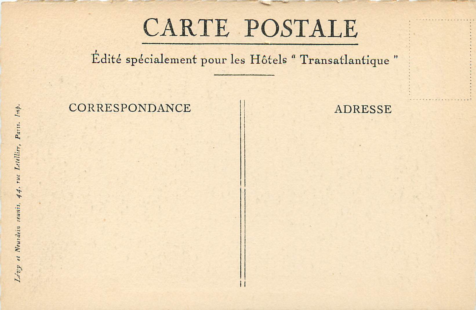 CPA Rabat Le Casbab Oudaias Le Jardin  — Rückseite