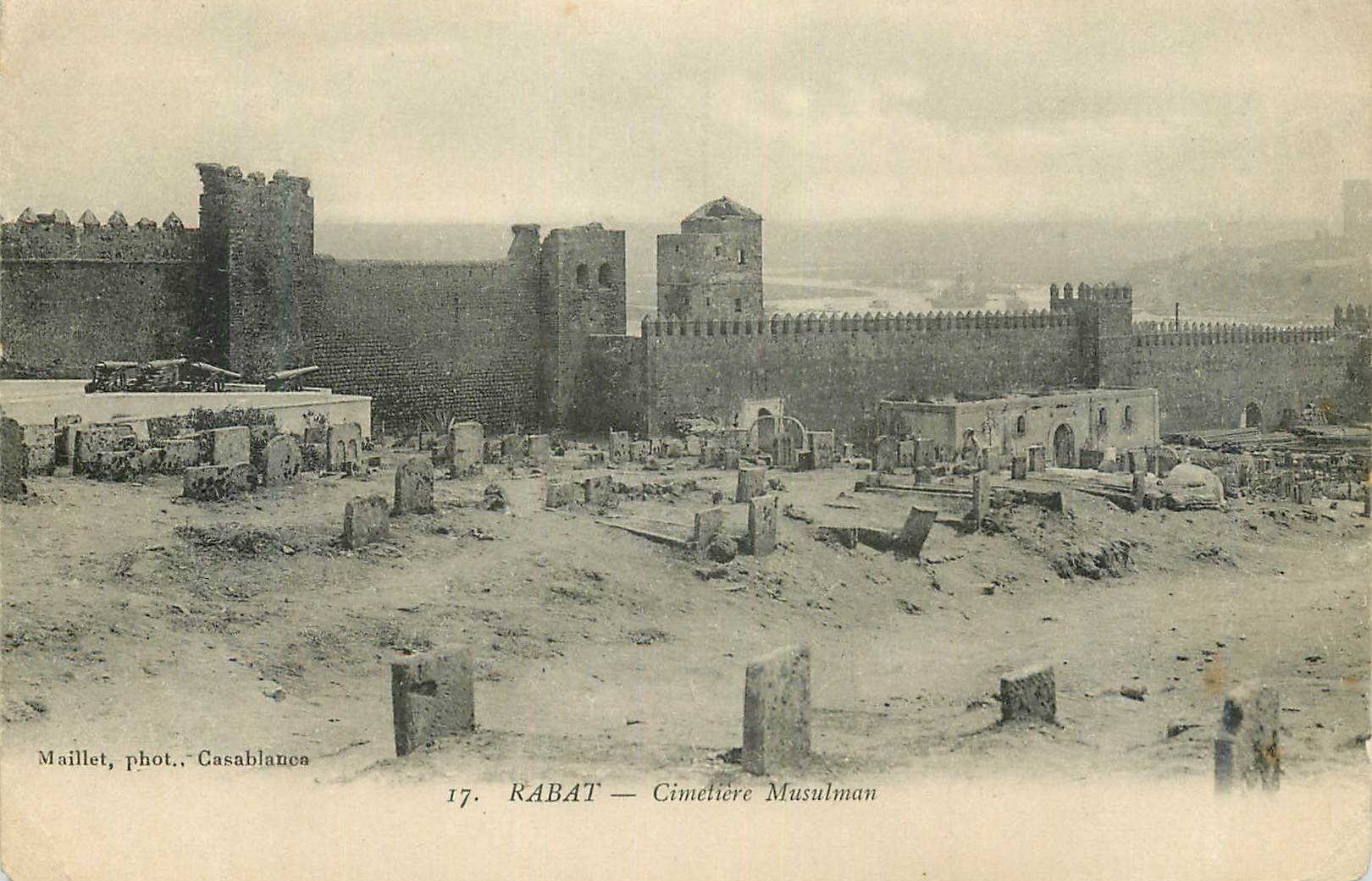 CPA Rabat Cimetiere Musulman 