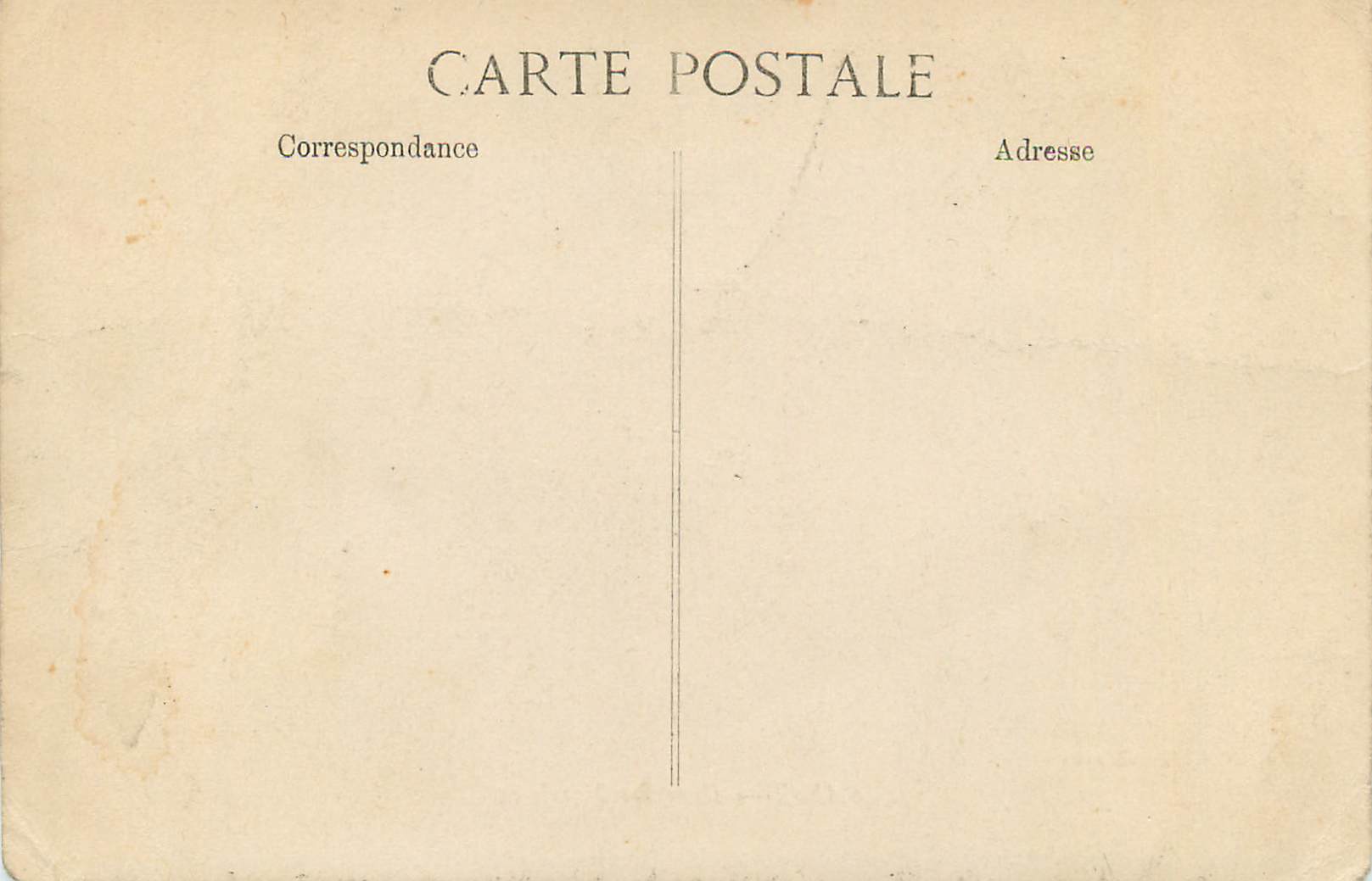 CPA Rabat Cimetiere Musulman  — Rückseite