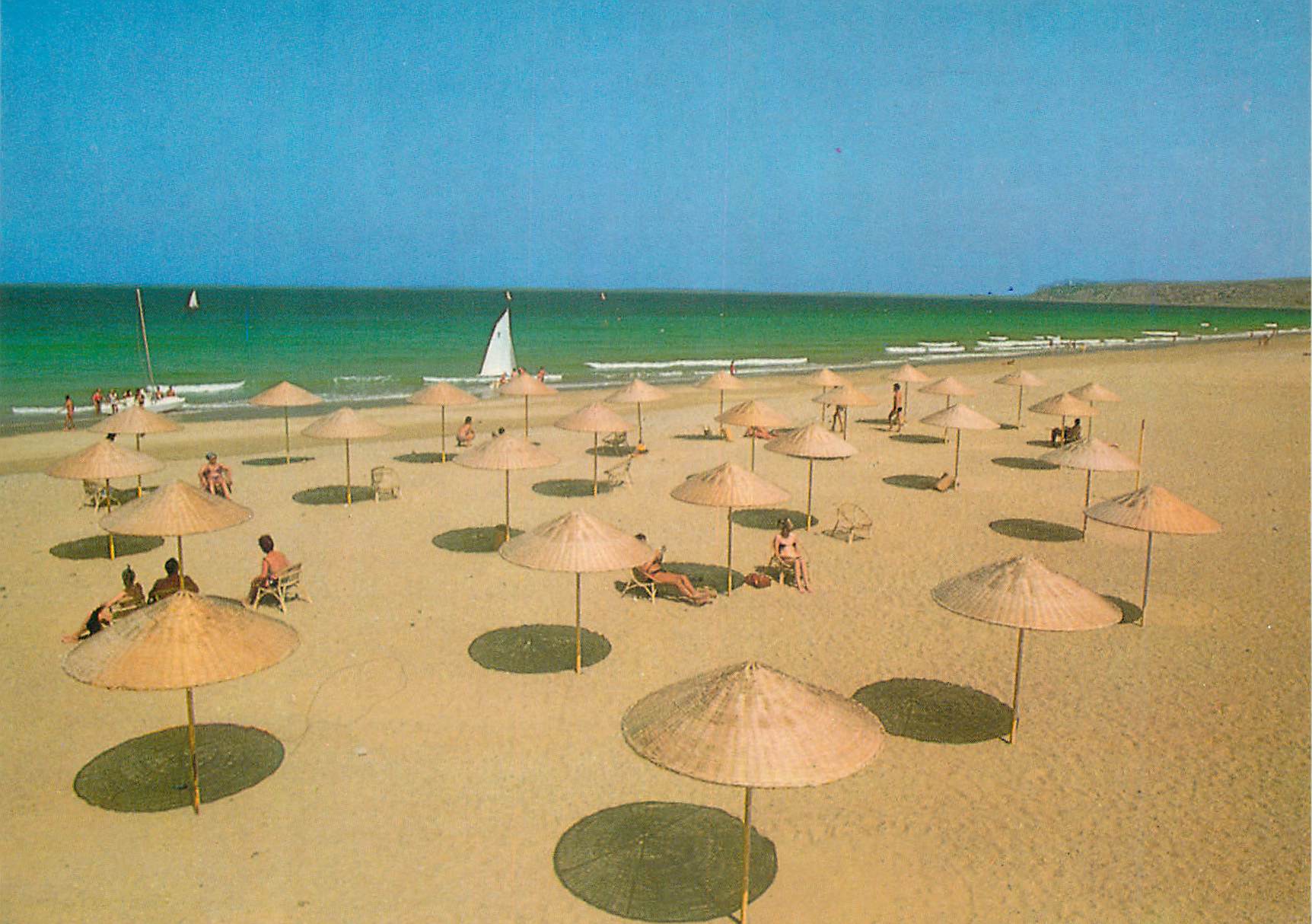 CPM Plage du Club Mediterranee dee Smir au Maroc 
