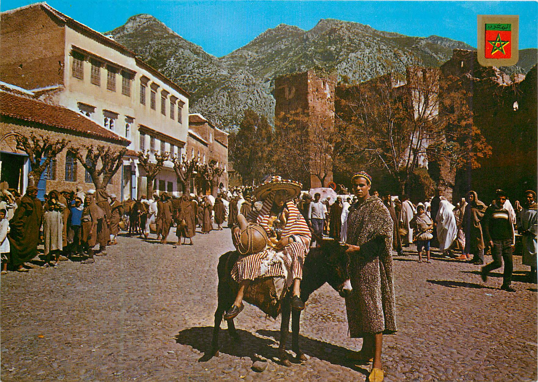 CPM Maroc typique Campesino Marroqui Ane Donkey